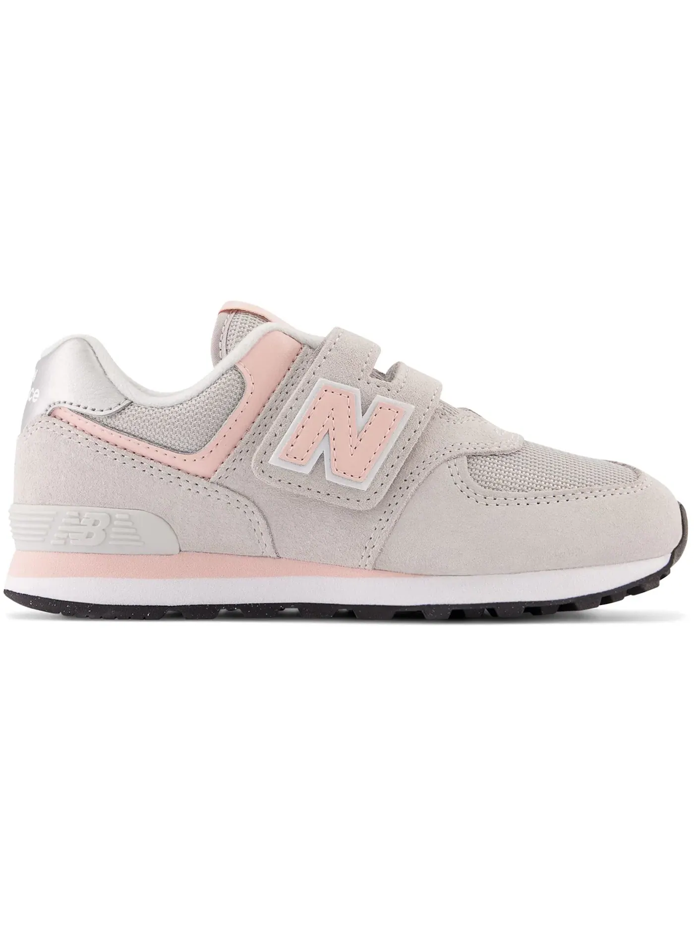 Детские кроссовки на липучке New Balance 574 Core Hook and Loop — изображение 1 из 1, розовый