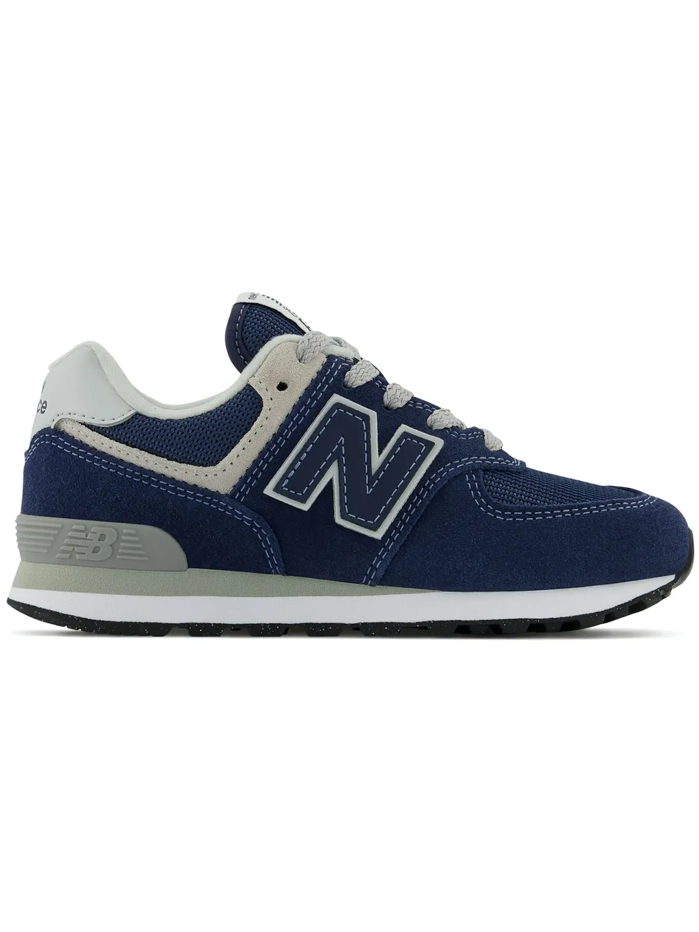 Детские кроссовки для мальчиков классические New Balance 574 Core — изображение 1 из 1, темно-синий/белый