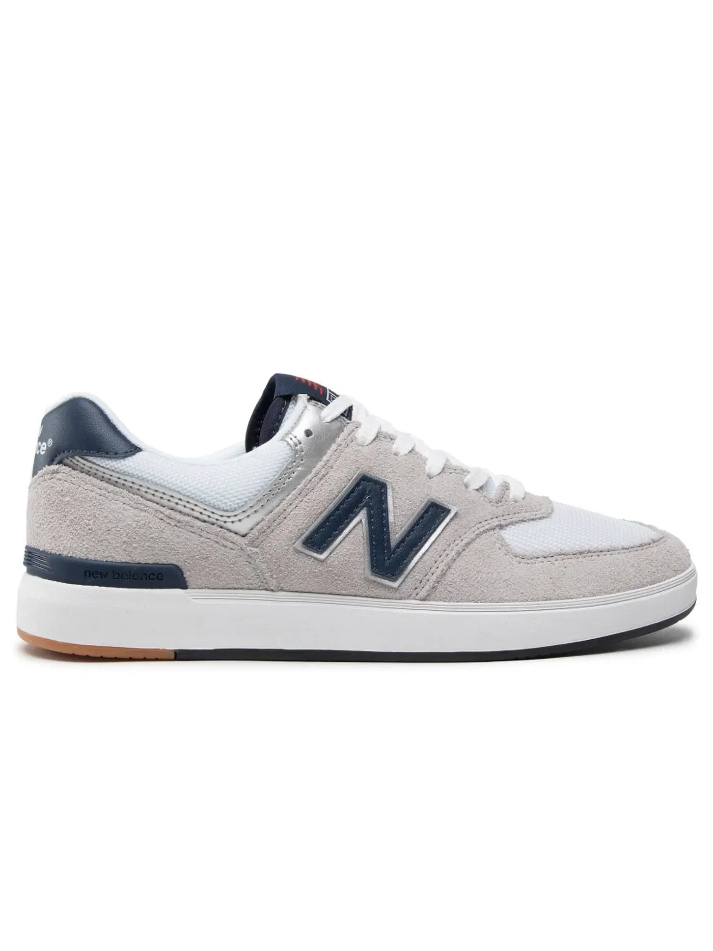 Мужские кроссовки Lifestyle New Balance 574 Court — изображение 1 из 1, серый/темно-синий
