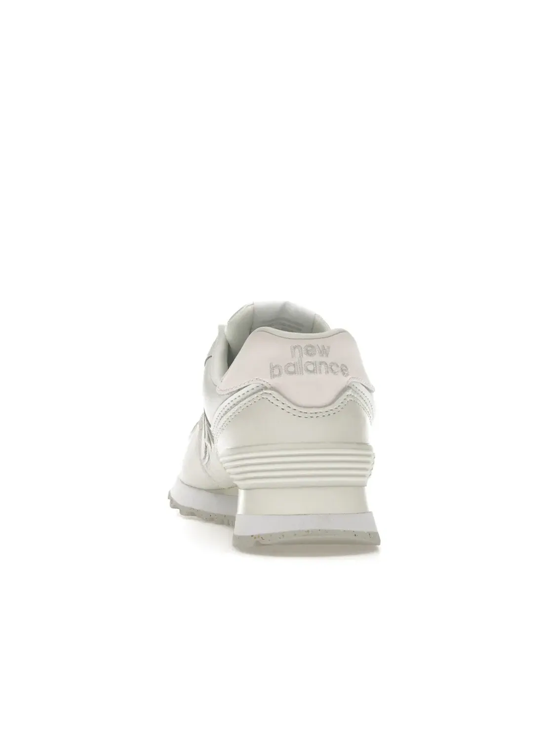Женские кроссовки кожаные New Balance 574 — изображение 4 из 4, кремовый розовый