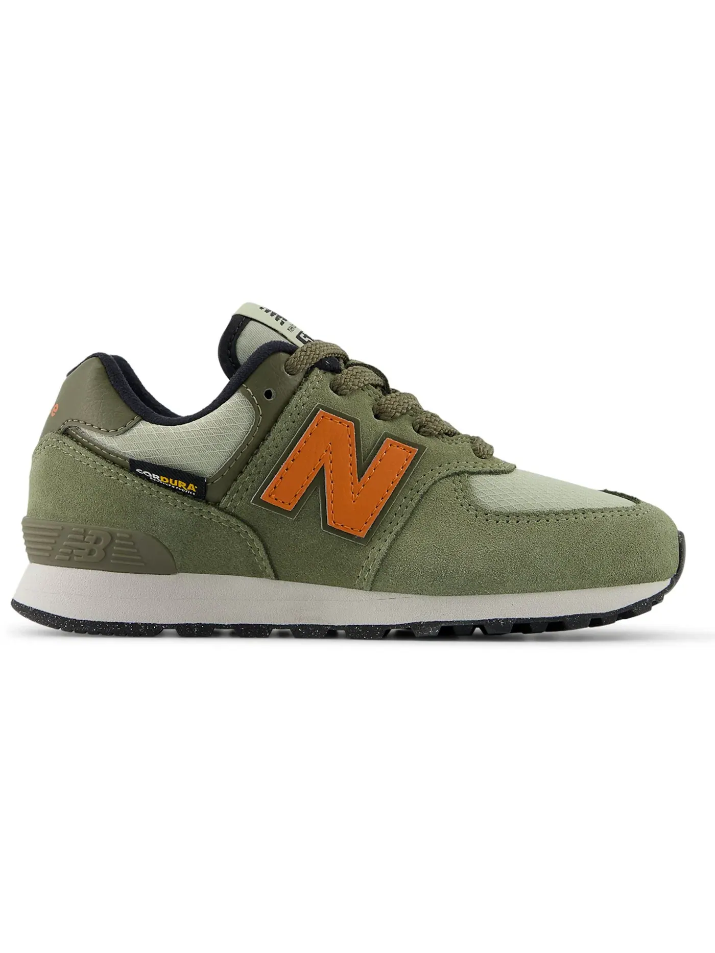 Детские кроссовки Lifestyle New Balance 574, Dark Olivine Infield Clay — изображение 1 из 1