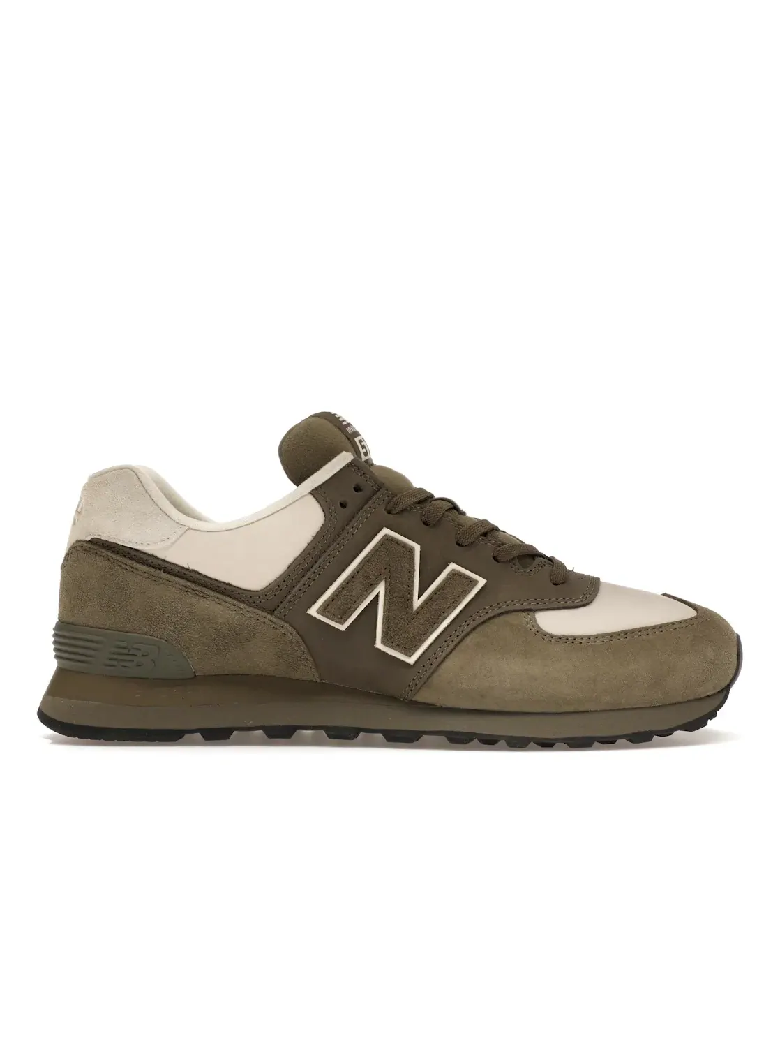 Мужские кроссовки Lifestyle New Balance 574 — изображение 1 из 4, оливковый/белый