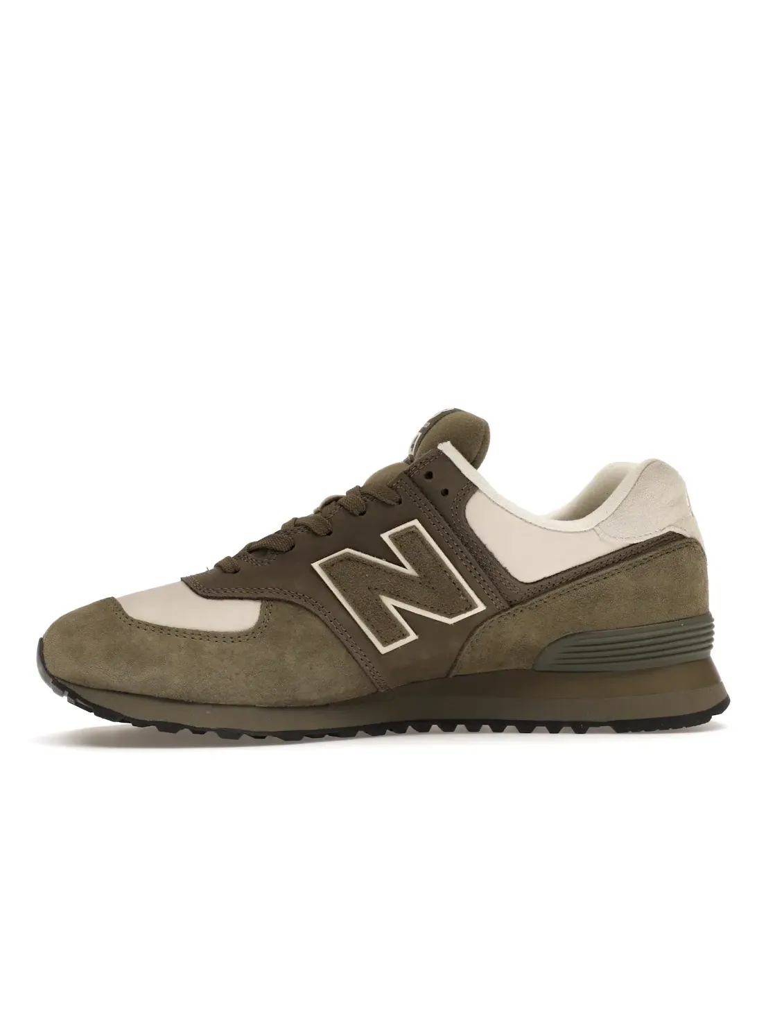Мужские кроссовки Lifestyle New Balance 574 — изображение 3 из 4, оливковый/белый
