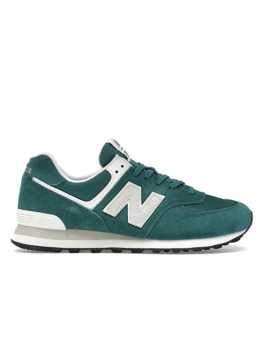 Мужские кроссовки с классическим дизайном New Balance 574 — изображение 1 из 4, зеленый белый