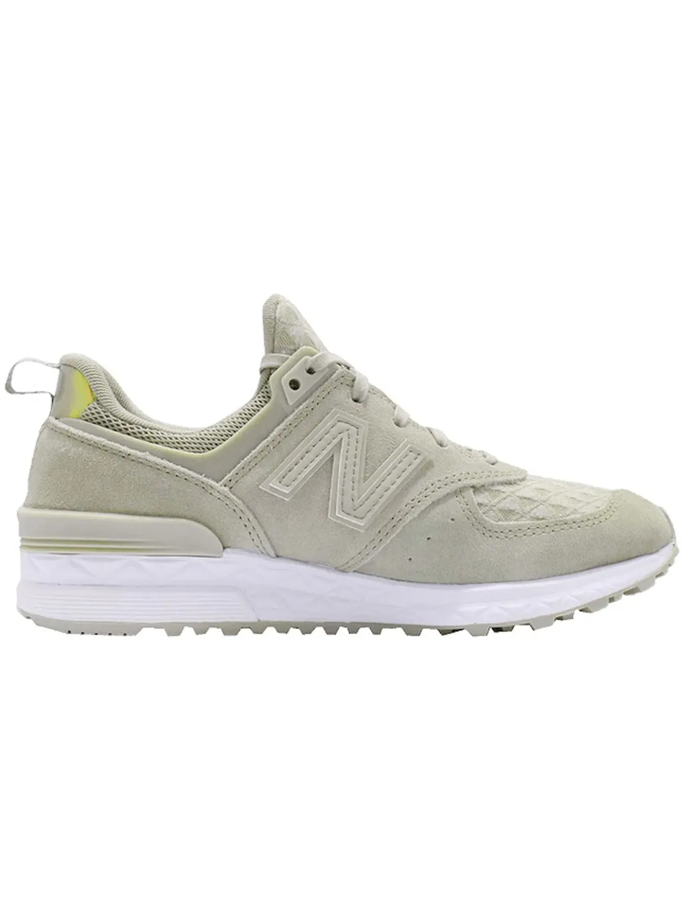 Женские кроссовки Lifestyle New Balance 574 — изображение 1 из 1, зеленый белый