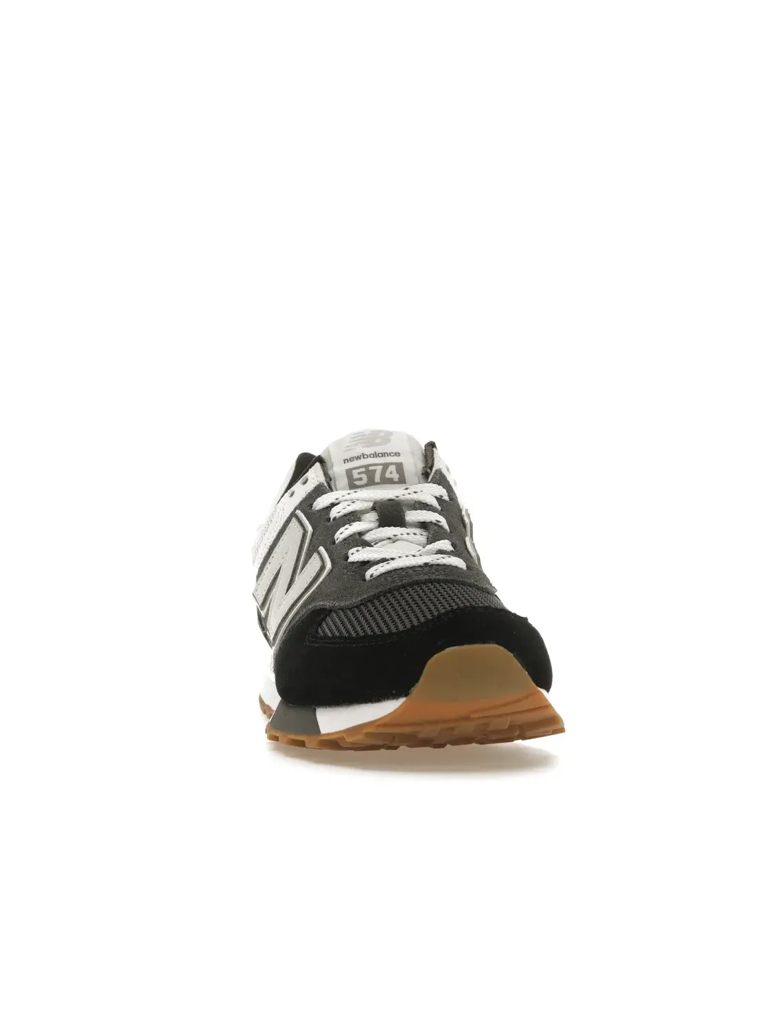 Женские кроссовки с повседневным стилем New Balance 574 — изображение 2 из 4, серый/черный/белый