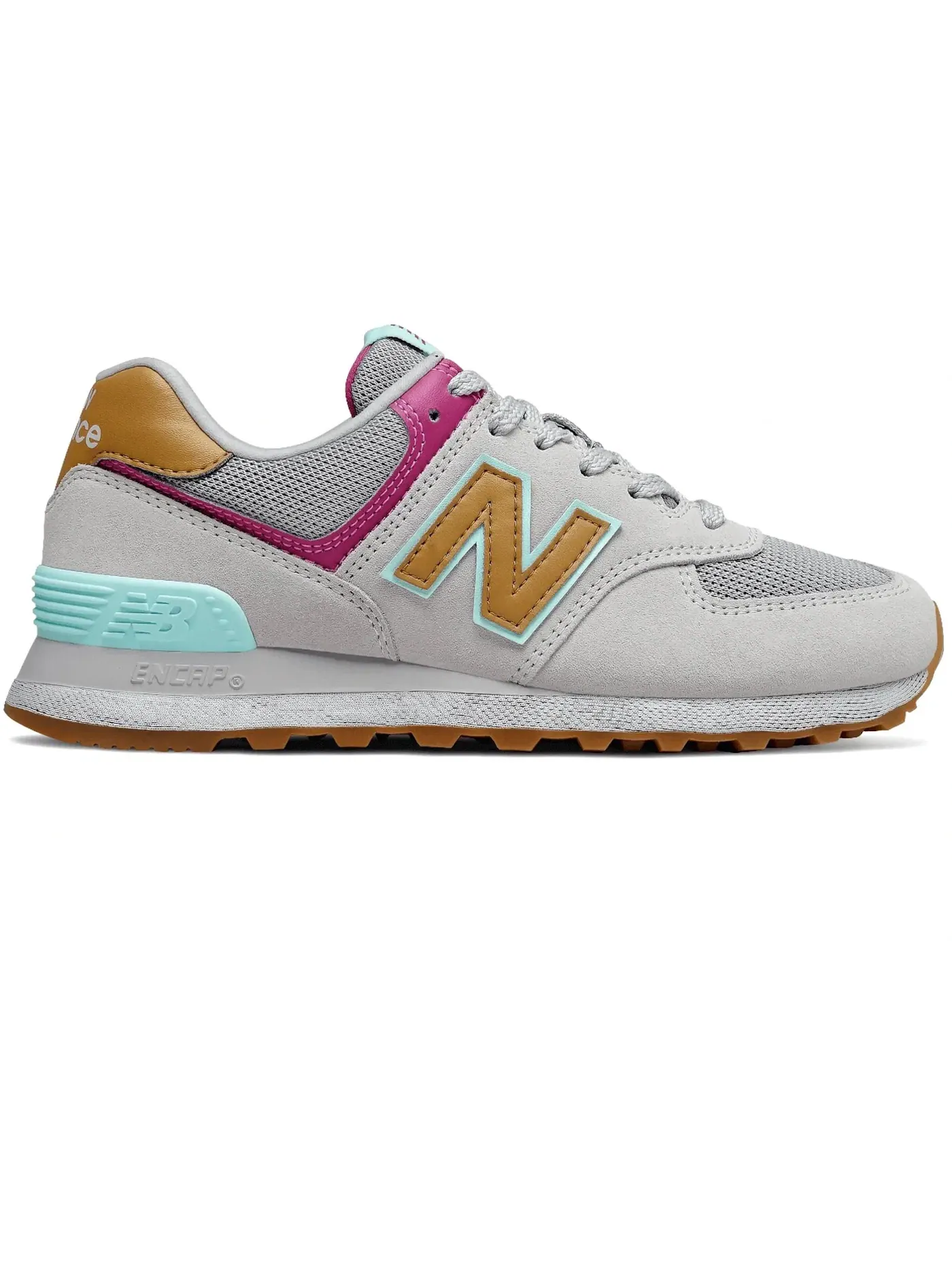 Женские кроссовки Lifestyle New Balance 574 — изображение 1 из 1, серый мульти