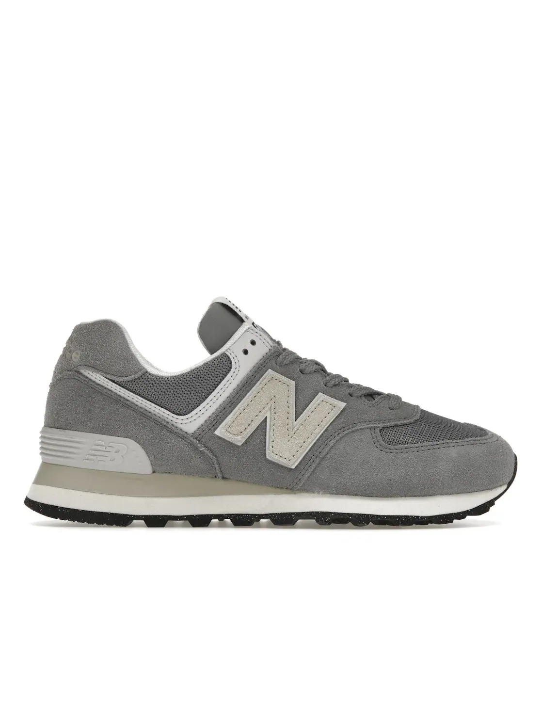 Мужские кроссовки Lifestyle с замшевым верхом New Balance 574 — изображение 1 из 4, серый белый