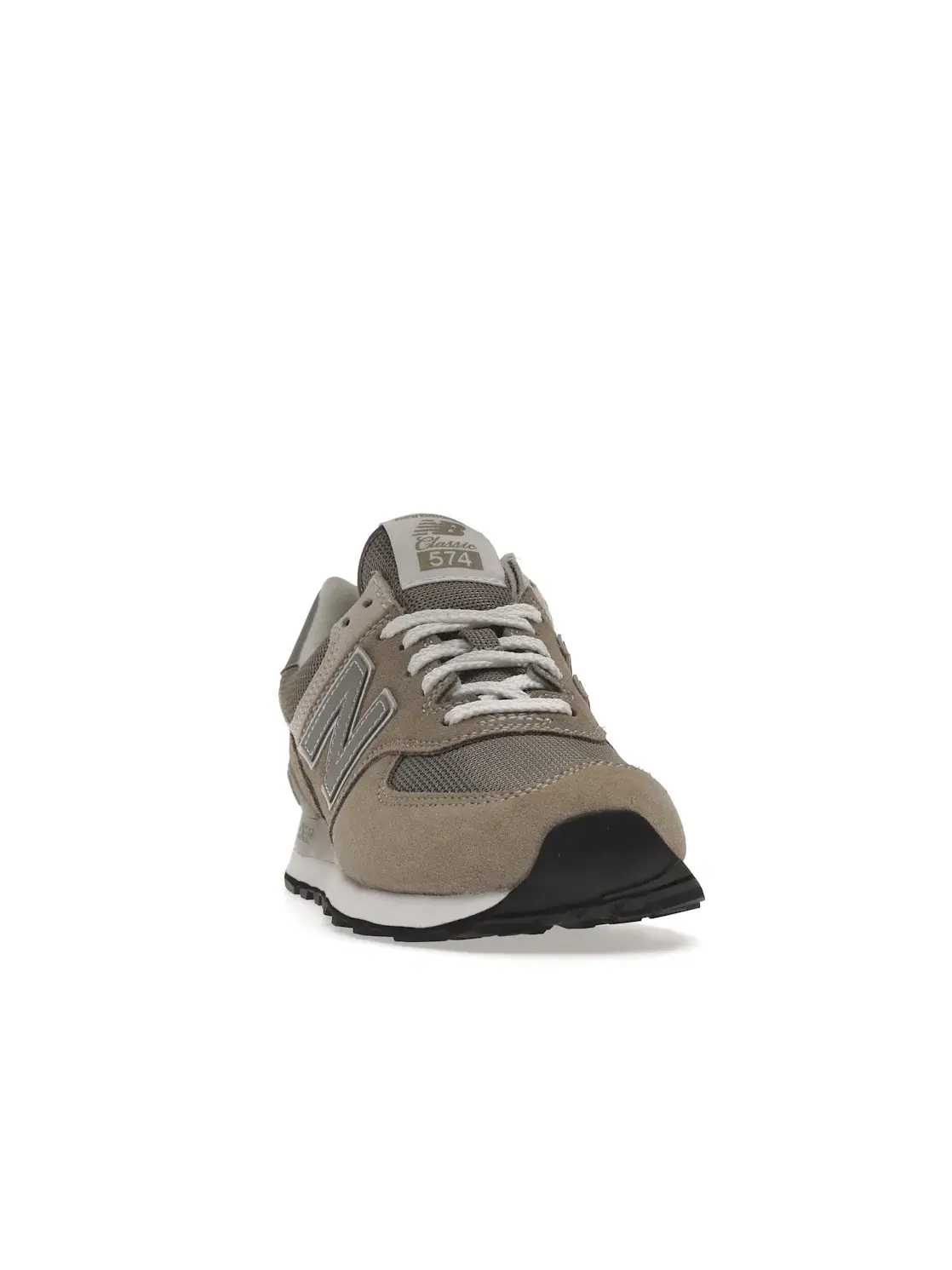 Женские кроссовки с классическим дизайном New Balance 574 New Balance — изображение 2 из 4, серый/белый