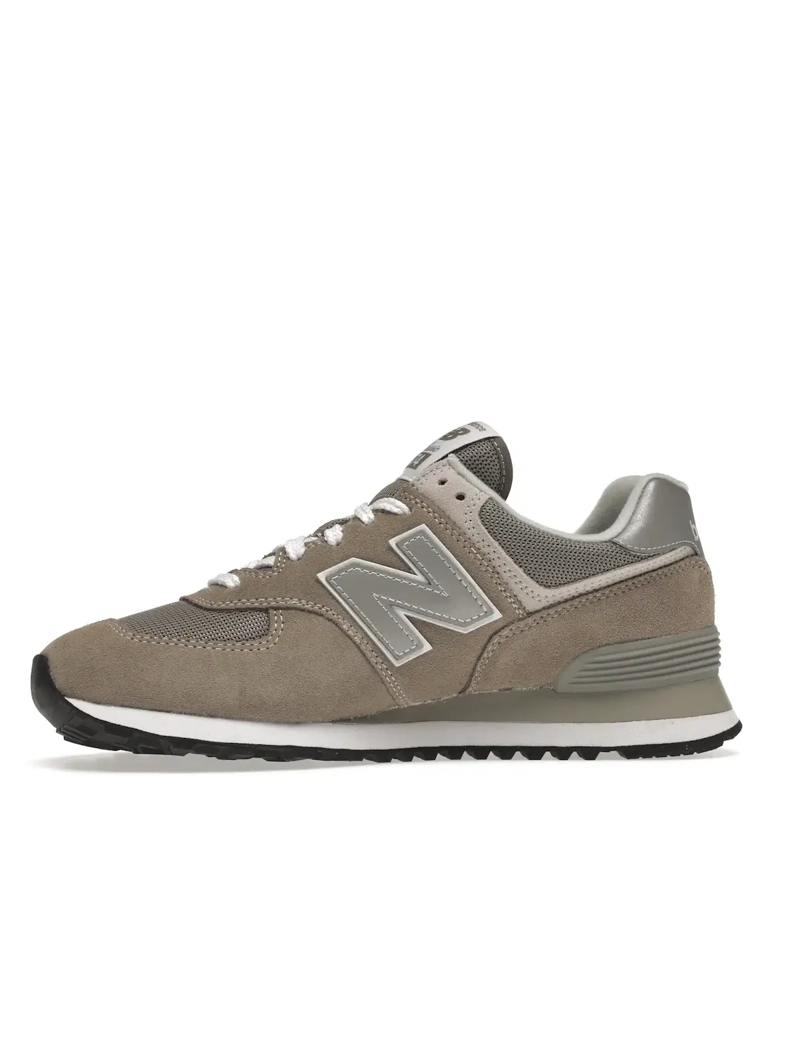 Женские кроссовки с классическим дизайном New Balance 574 New Balance — изображение 3 из 4, серый/белый