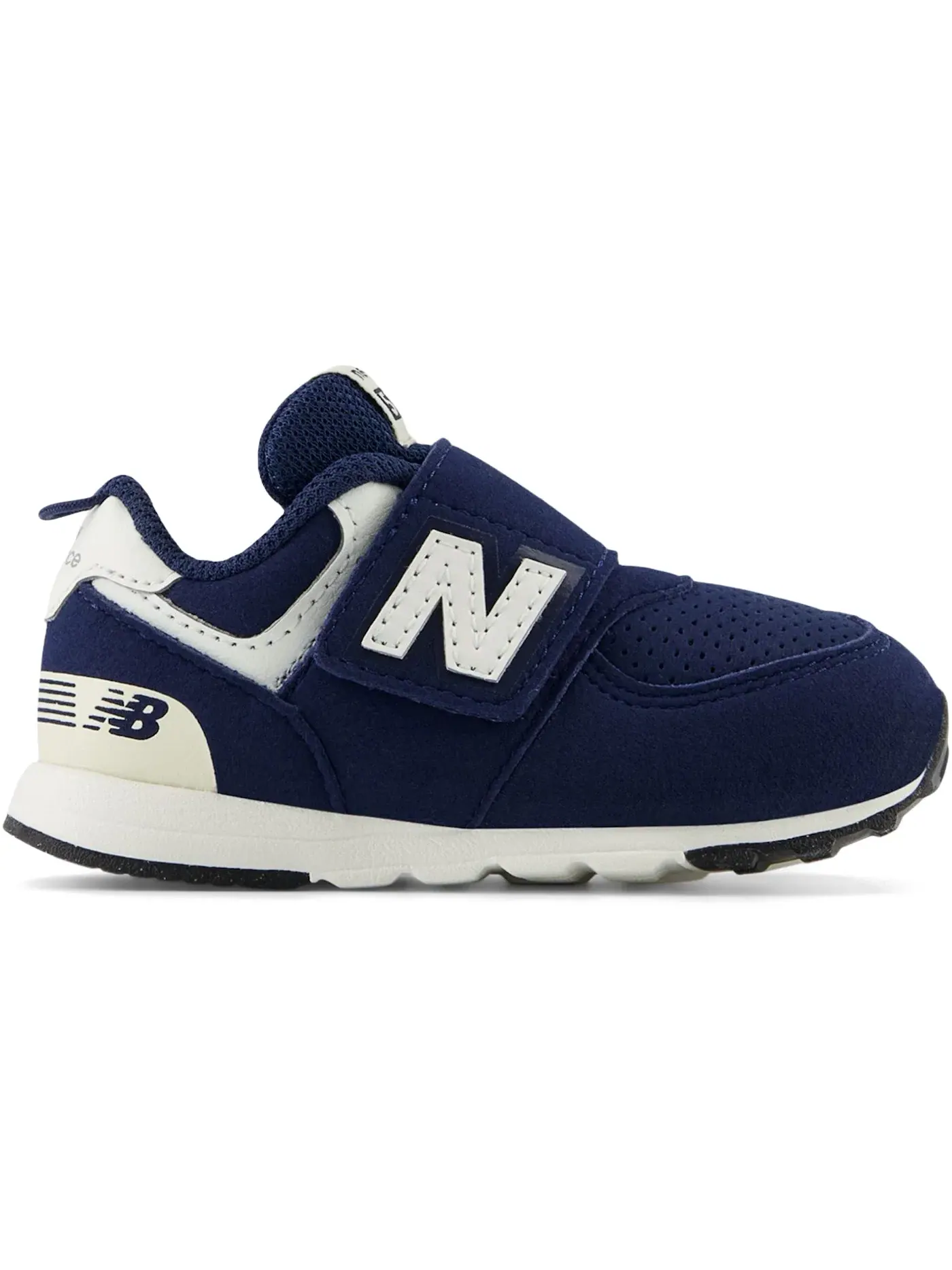 Детские кроссовки для мальчиков с липучкой New Balance 574 — изображение 1 из 1, темно-синий
