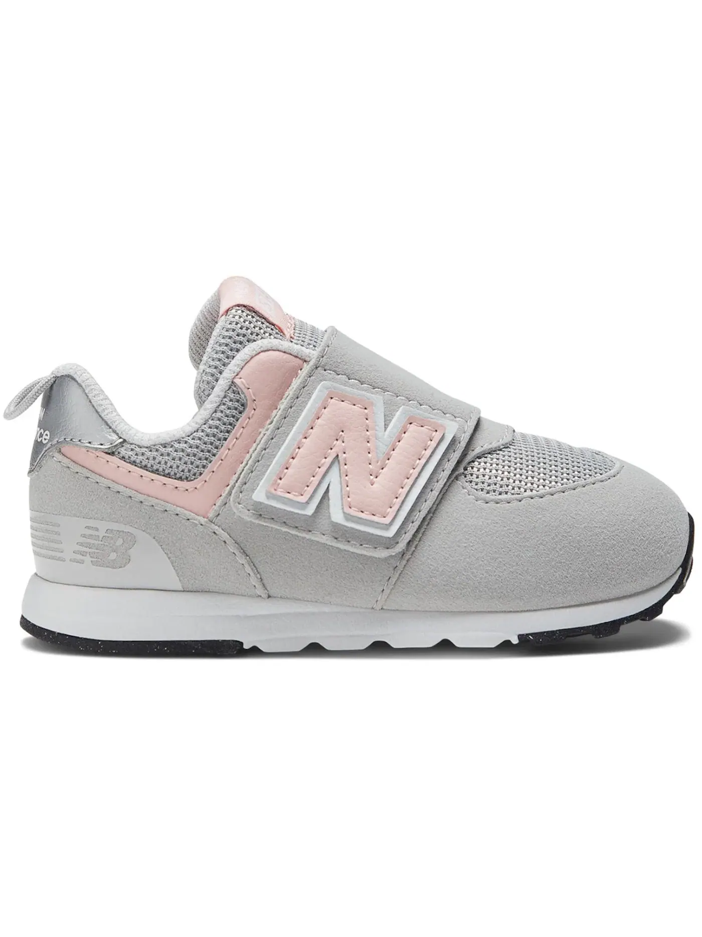 Детские кроссовки на липучках New Balance 574 Hook and Loop — изображение 1 из 1, розовый