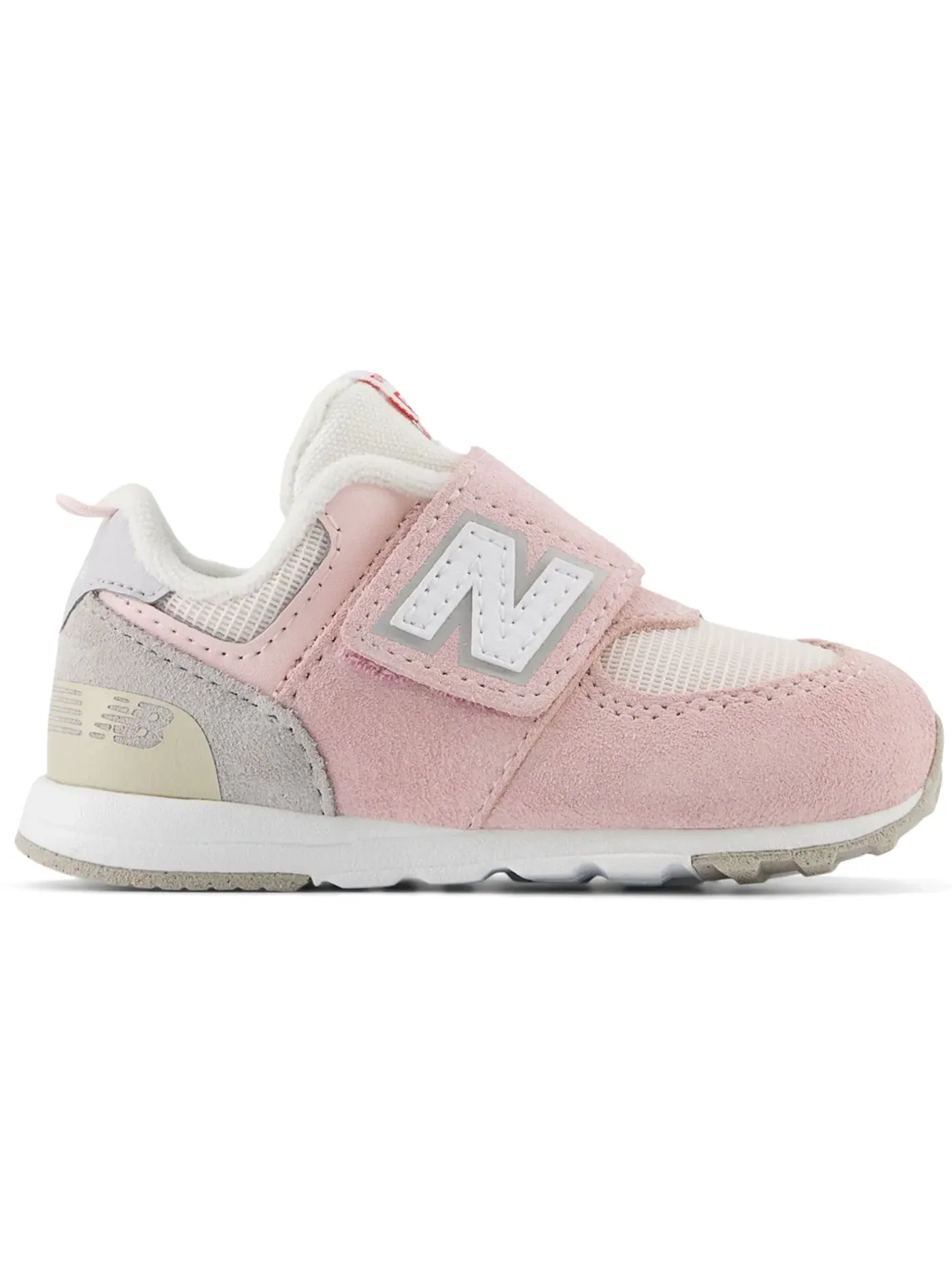 Детские кроссовки с липучками New Balance 574 Hook and Loop — изображение 1 из 1, розовый