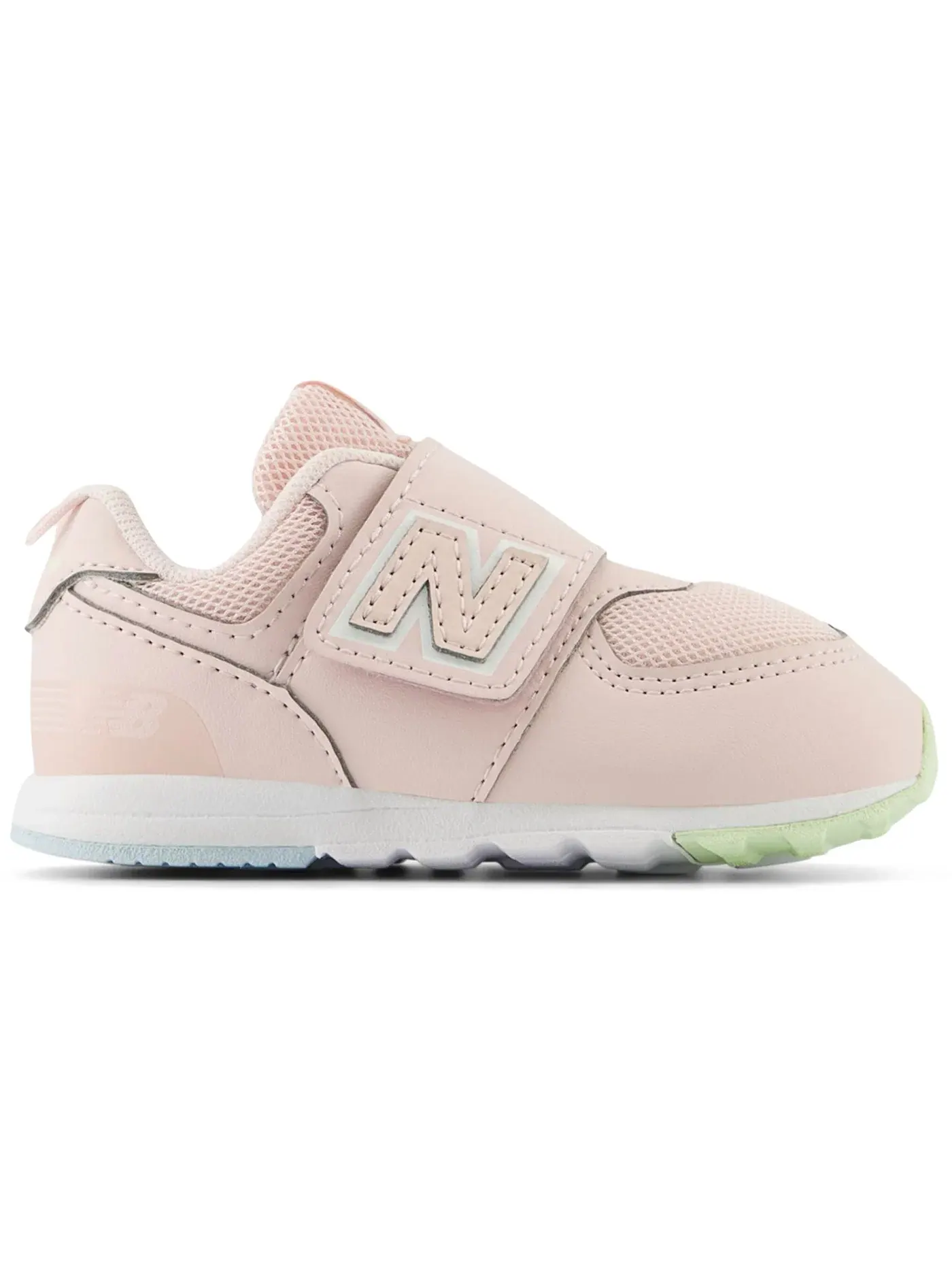 Детские кроссовки с липучками New Balance 574 Hook and Loop — изображение 1 из 1, розовый