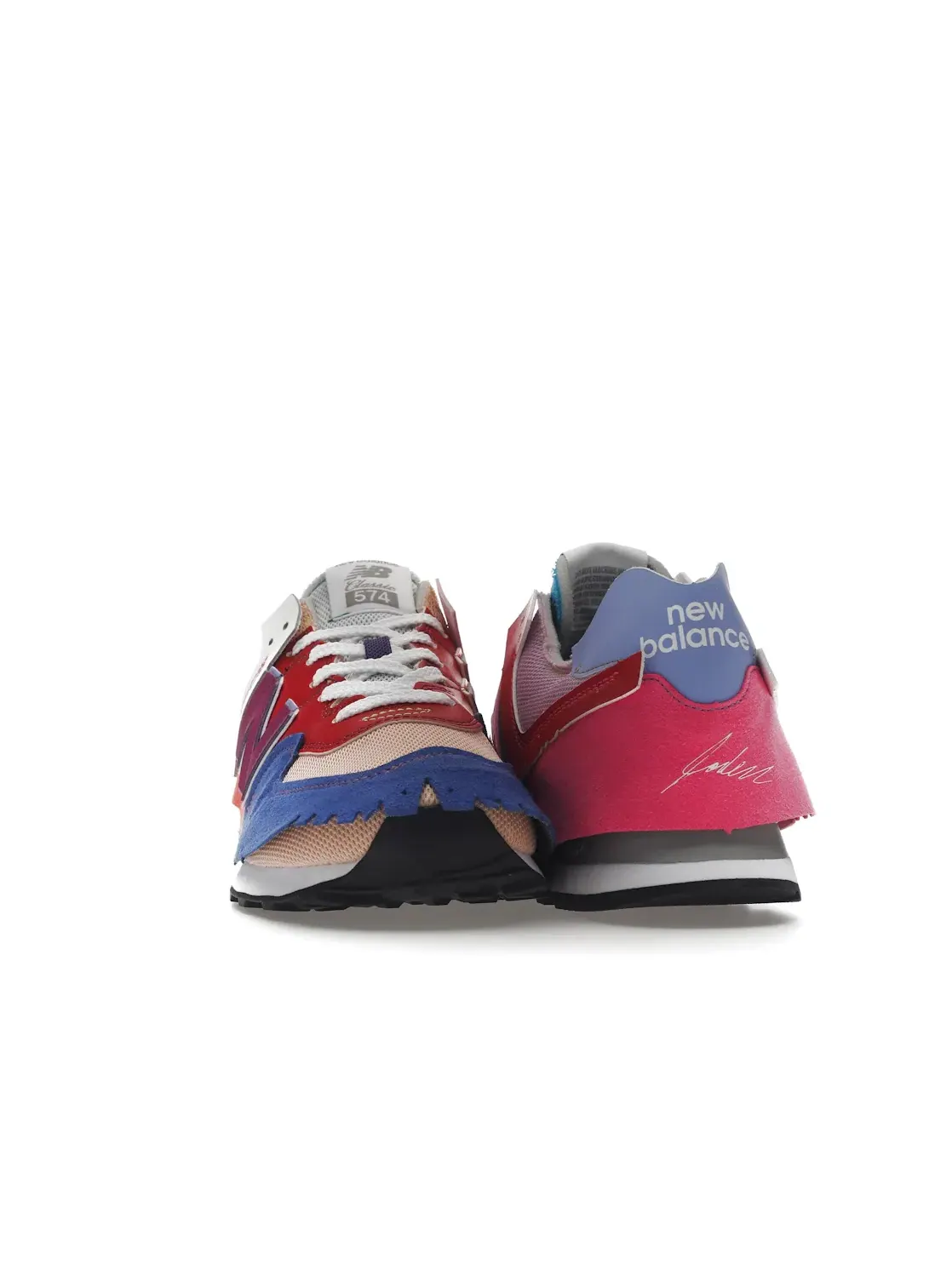 Унисекс кроссовки Lifestyle с уникальным дизайном New Balance 574 — изображение 2 из 4, мульти/мульти