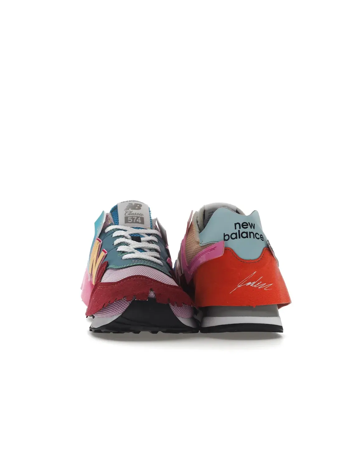 Унисекс кроссовки Lifestyle с уникальным дизайном New Balance 574 — изображение 4 из 4, мульти/мульти