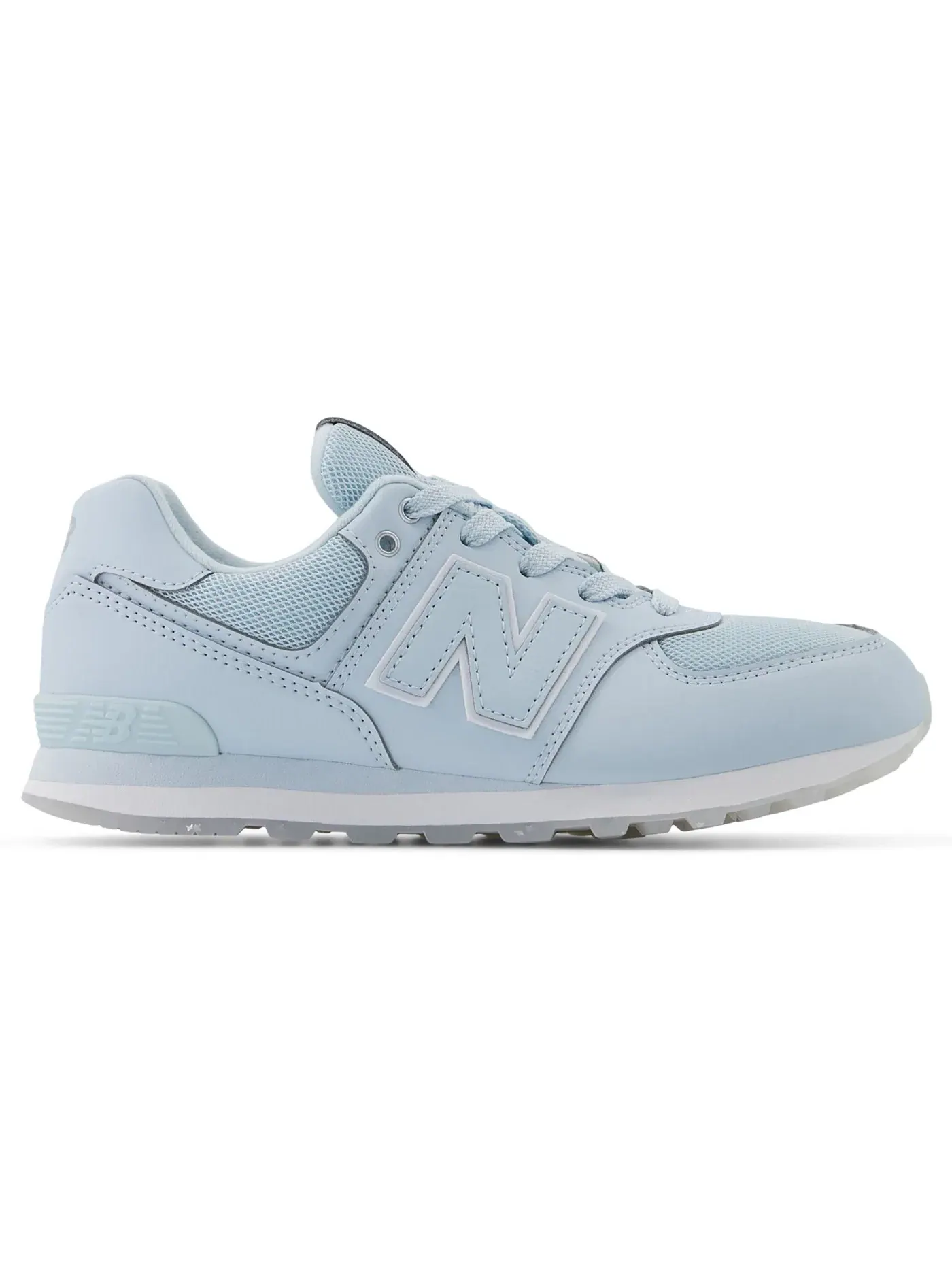 Детские кроссовки Lifestyle New Balance 574 Lace — изображение 1 из 1, серебристый