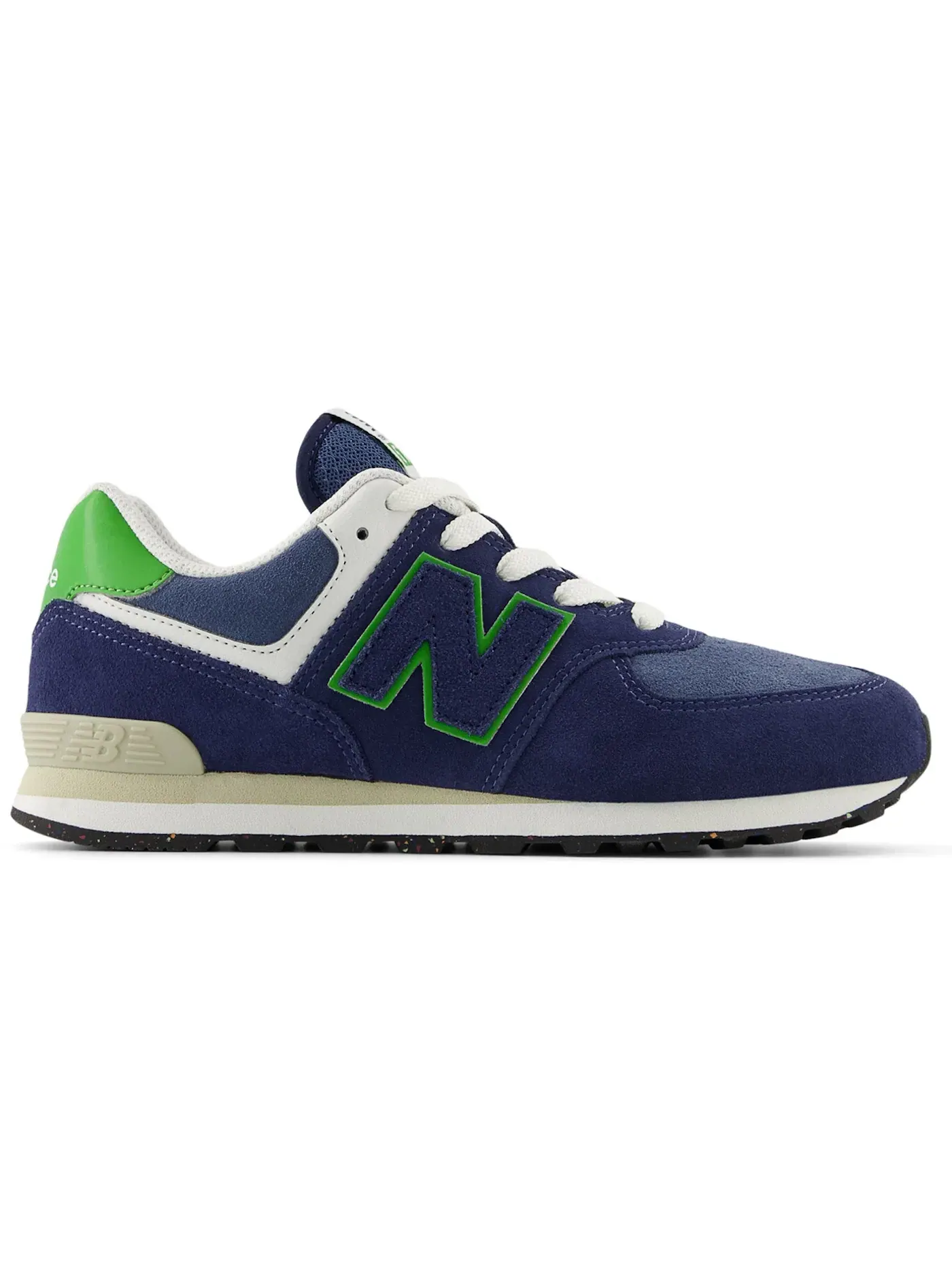 Детские кроссовки Lifestyle New Balance 574 Lace — изображение 1 из 1, зеленый