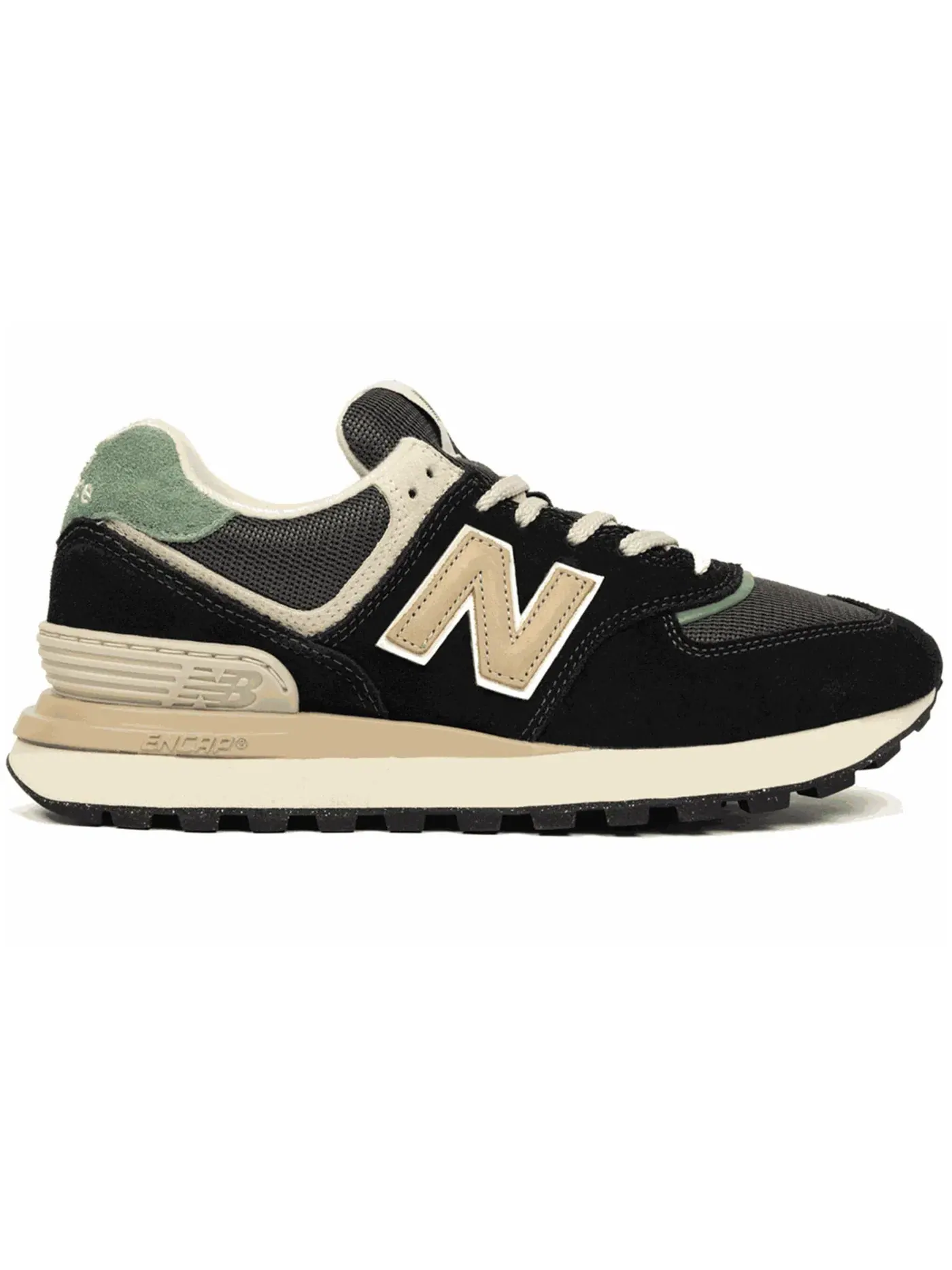 Мужские кроссовки Lifestyle New Balance 574 Legacy — изображение 1 из 1, черный/бежевый/зеленый