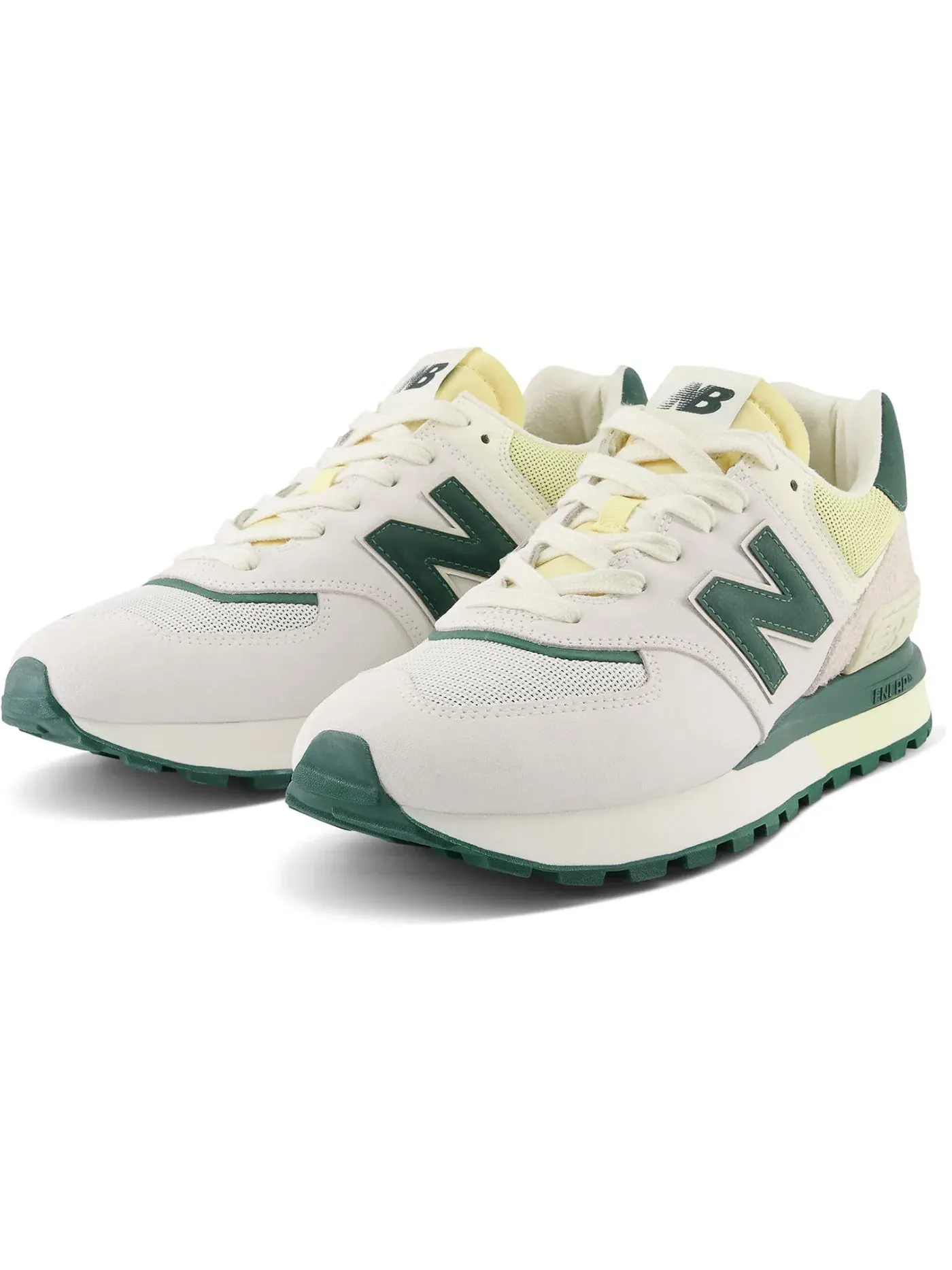 Мужские кроссовки Lifestyle New Balance 574 Legacy — изображение 2 из 4, белый зеленый