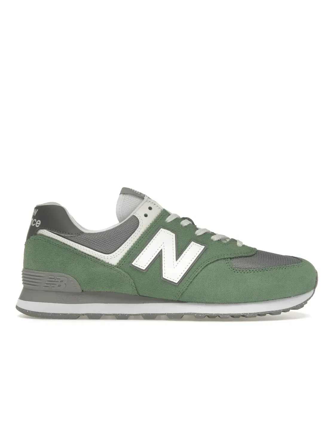Мужские кроссовки с классическим дизайном New Balance 574 — изображение 1 из 4, зеленый/белый/серый