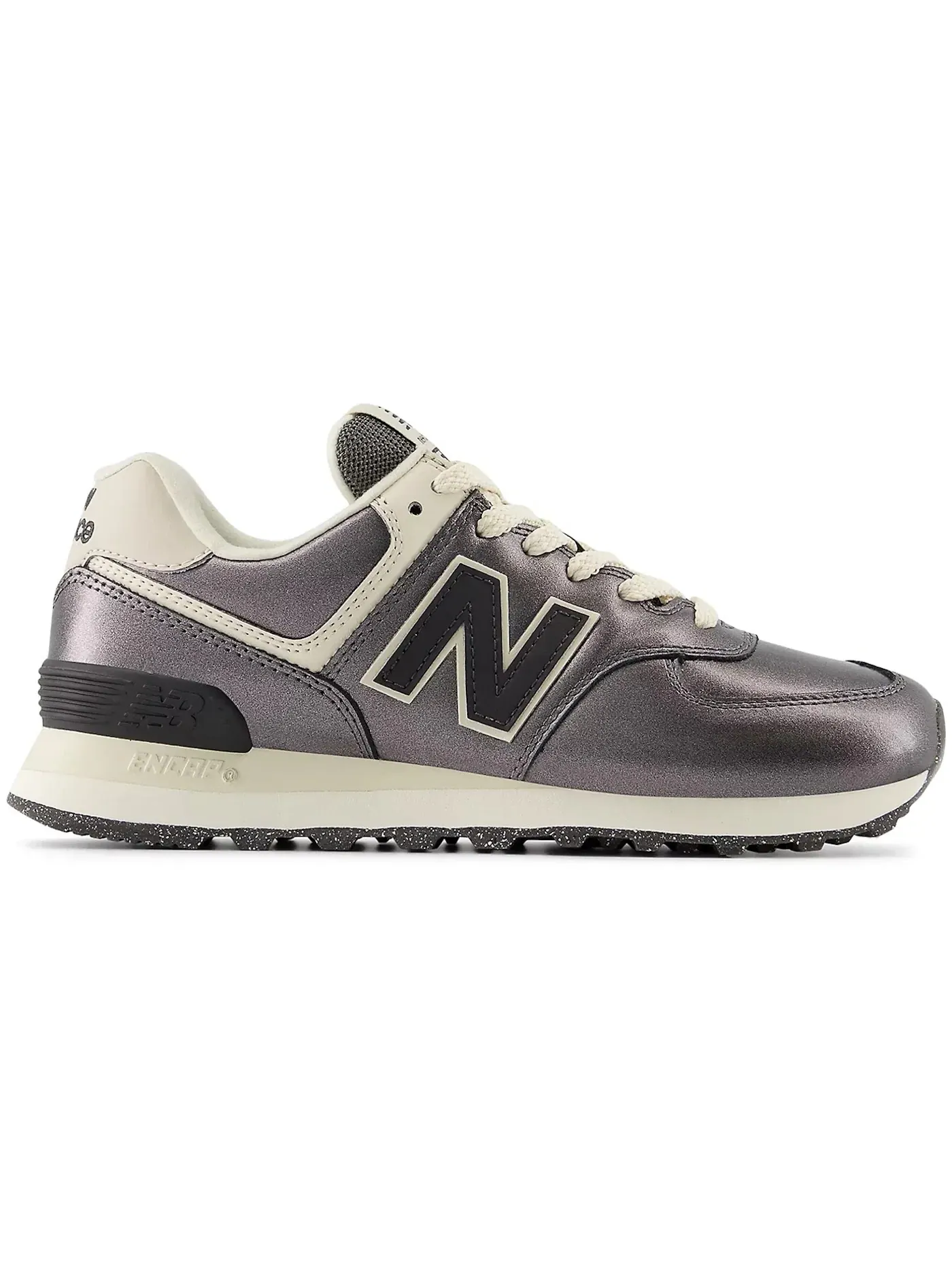 Женские кроссовки Lifestyle New Balance 574 — изображение 1 из 1, металлик/черный