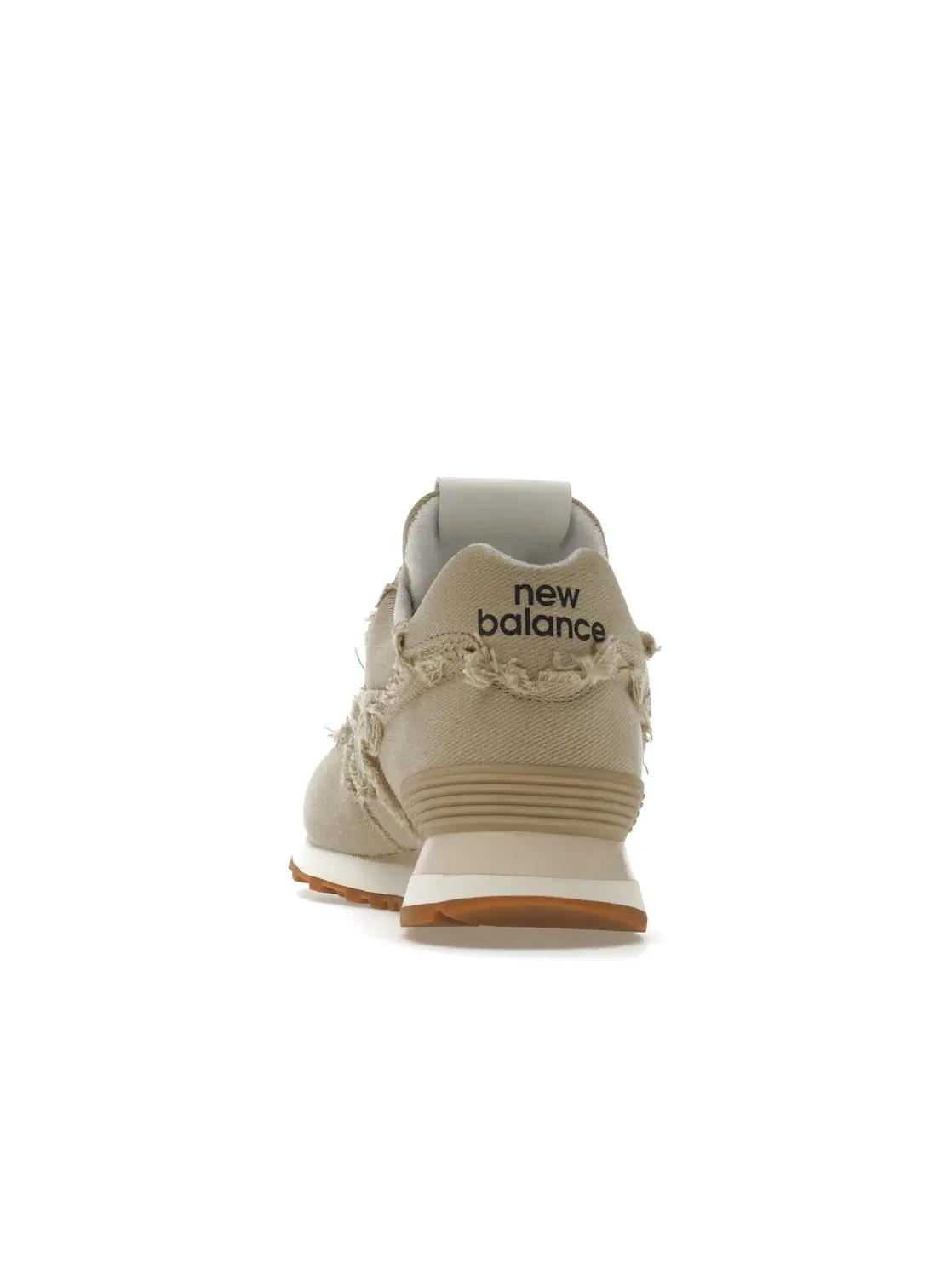 Женские кроссовки Lifestyle New Balance 574 — изображение 4 из 4, бежевый/белый