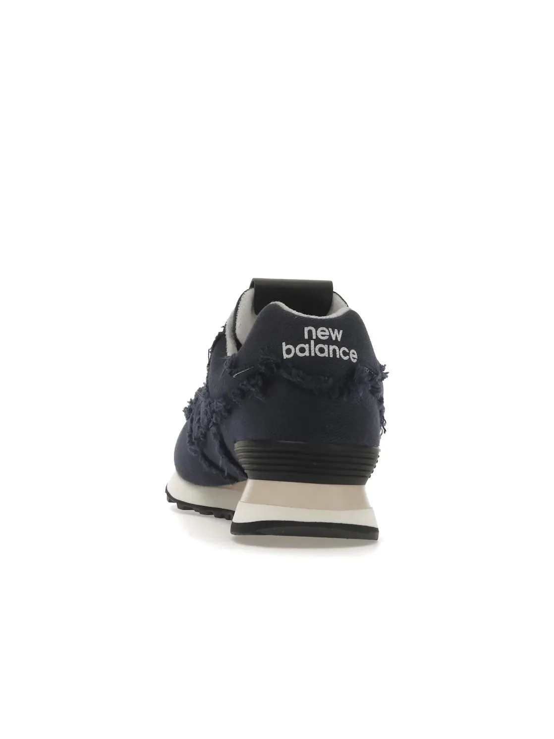 Женские кроссовки с джинсовым верхом New Balance 574 New Balance — изображение 4 из 4, синий/черный/белый