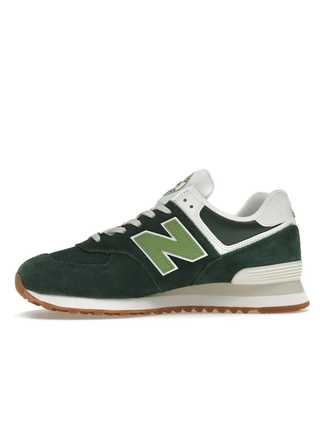 Мужские кроссовки Lifestyle New Balance 574 — изображение 3 из 4, зеленый/белый