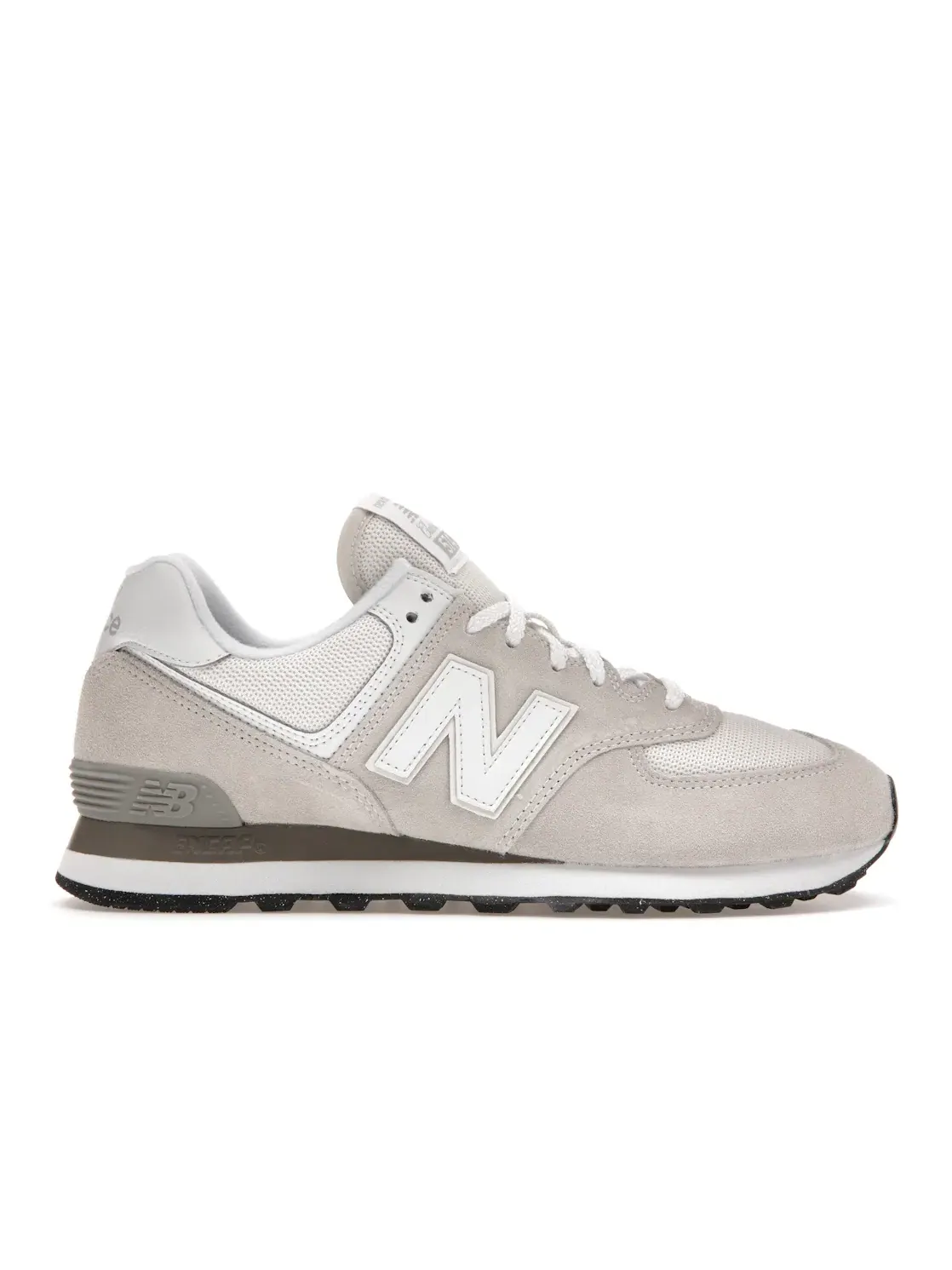 Мужские кроссовки с замшевым верхом New Balance 574 — изображение 1 из 4, серый/белый