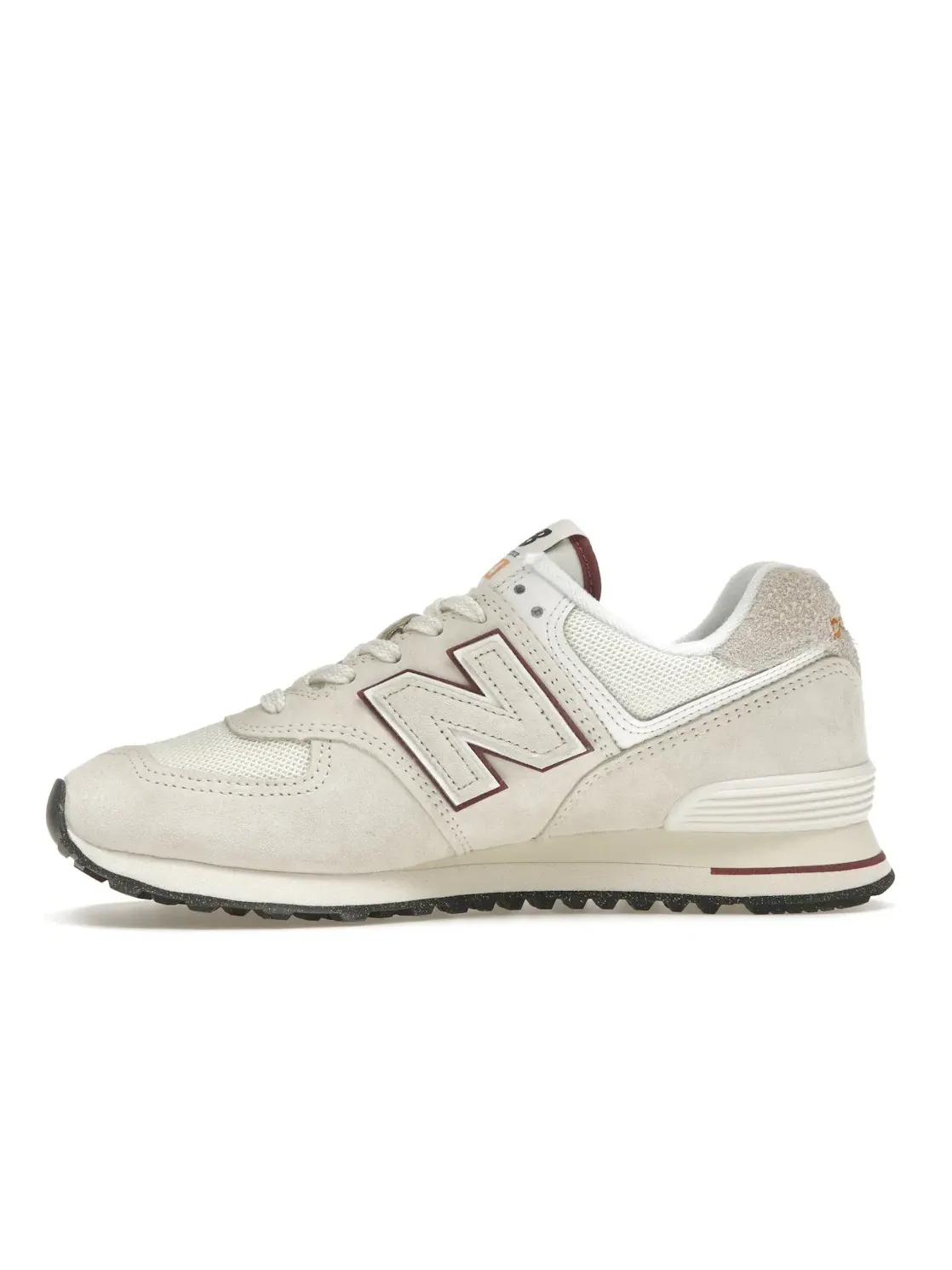 Мужские кроссовки Lifestyle New Balance 574 — изображение 3 из 4, белый бордовый