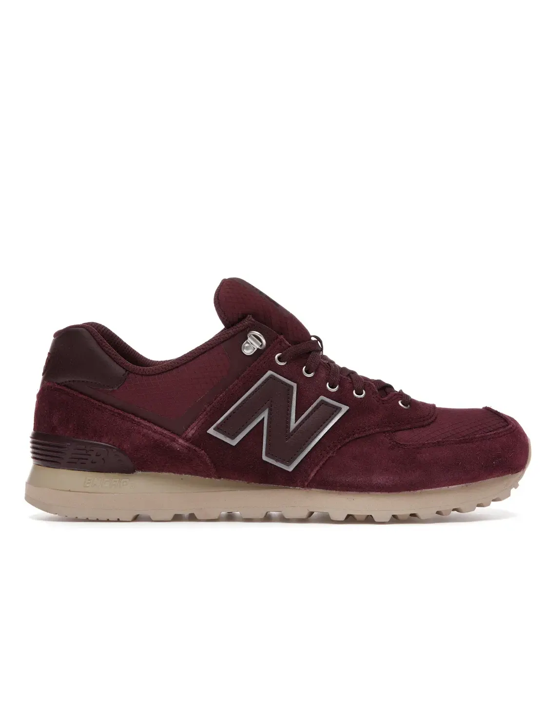 Мужские кроссовки Lifestyle New Balance 574 — изображение 1 из 4, бордовый/-песочный