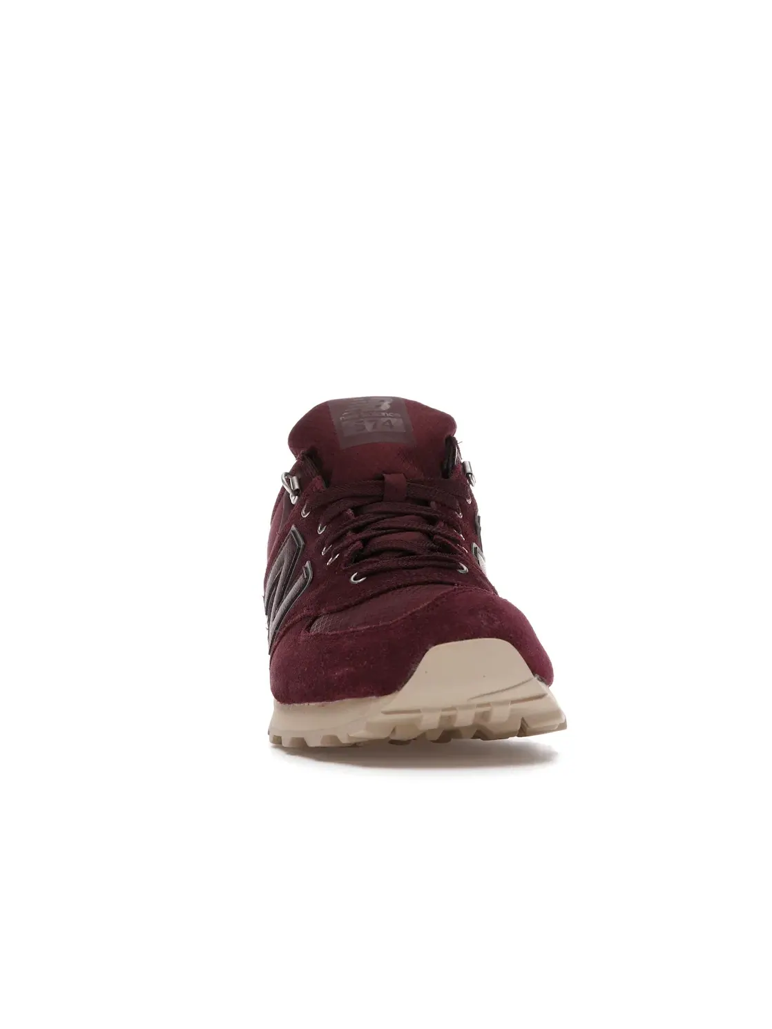 Мужские кроссовки Lifestyle New Balance 574 — изображение 2 из 4, бордовый/-песочный