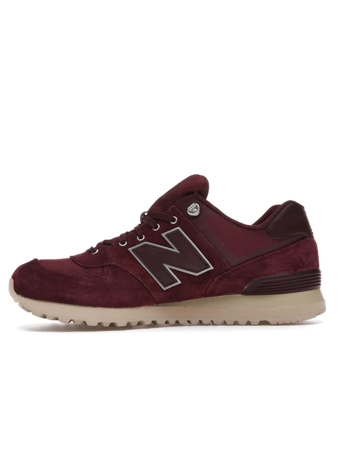 Мужские кроссовки Lifestyle New Balance 574 — изображение 3 из 4, бордовый/-песочный