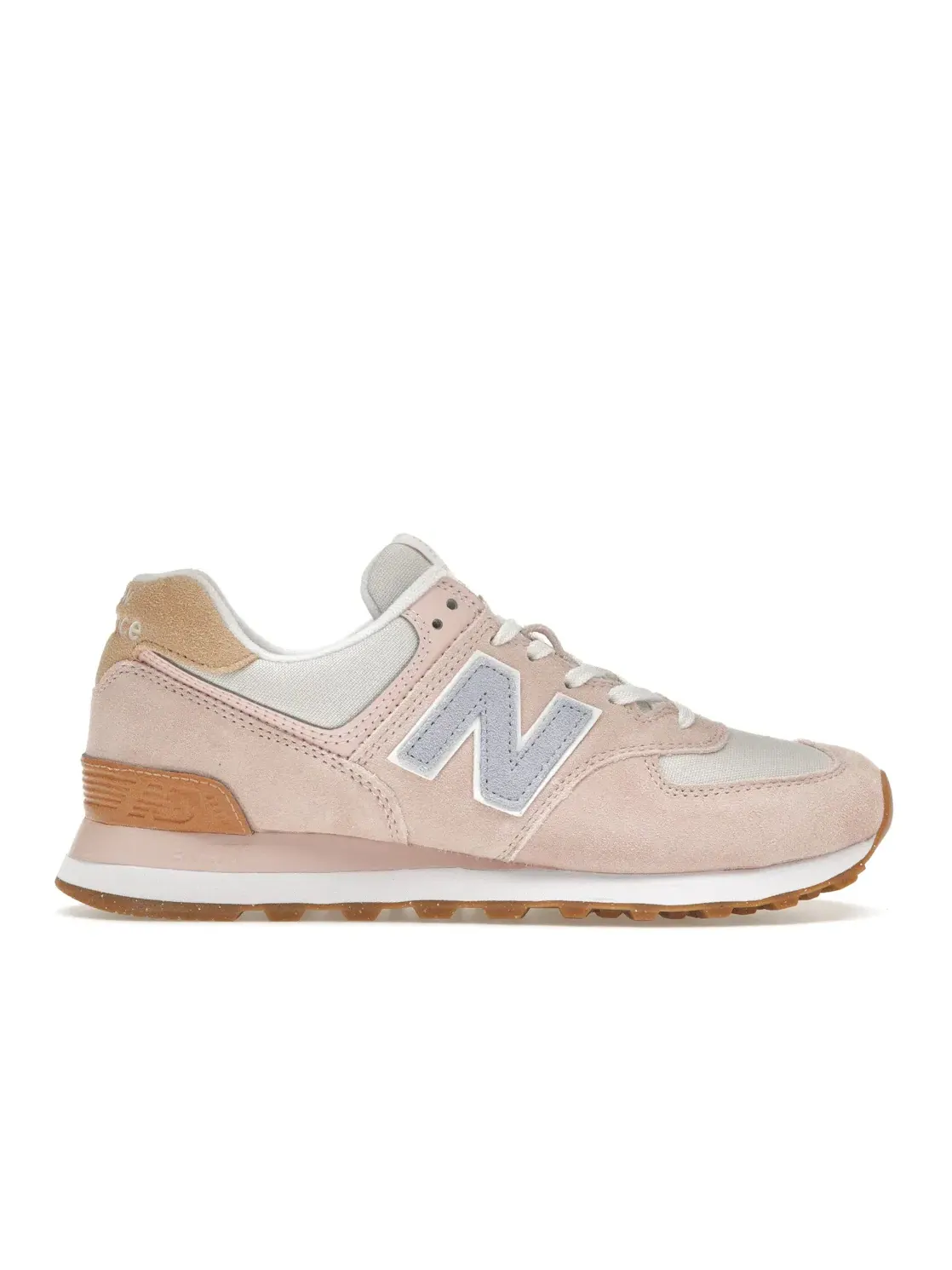 Женские кроссовки Lifestyle New Balance 574 — изображение 1 из 4, розовый/синий/оранжевый
