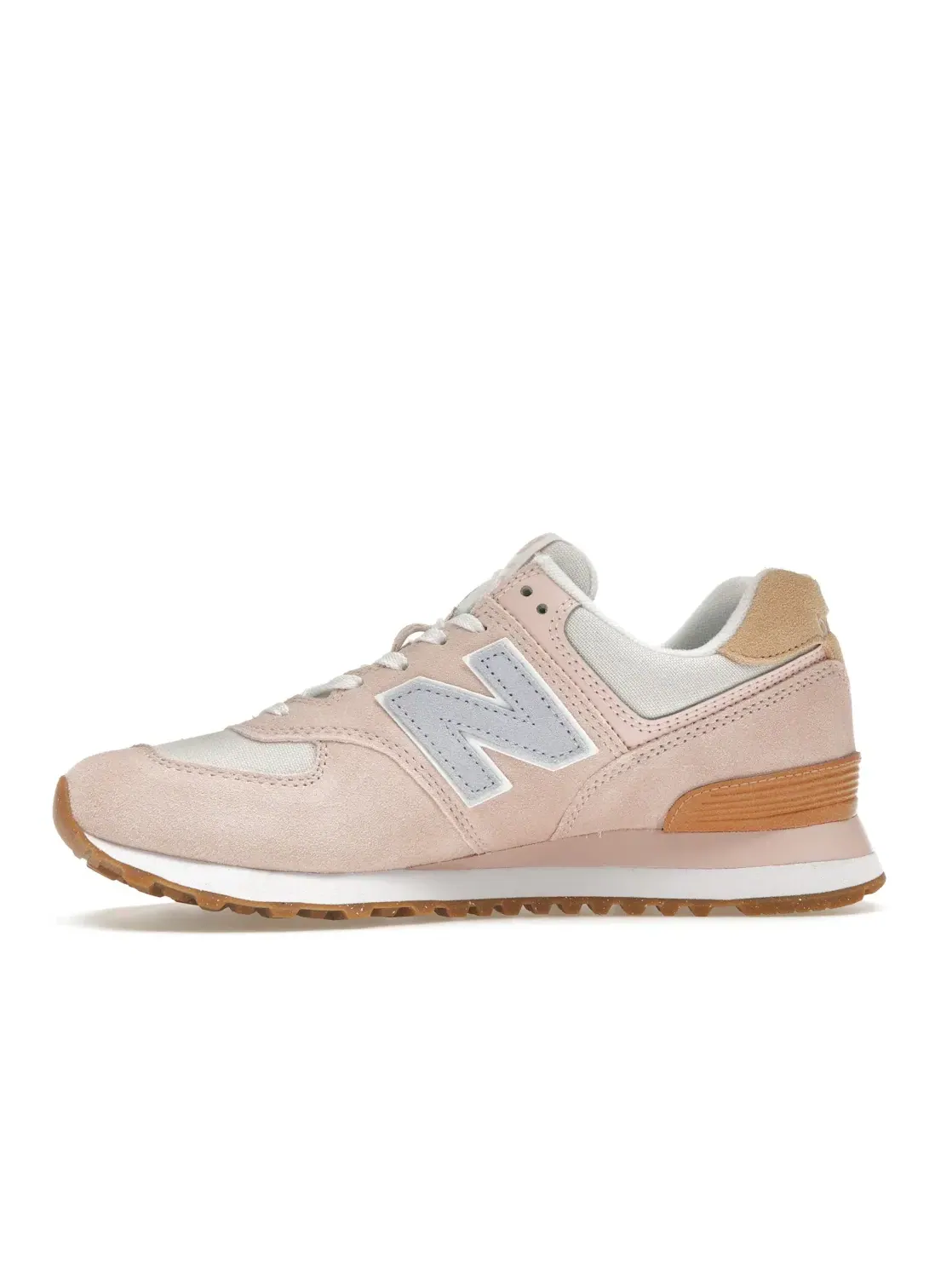 Женские кроссовки Lifestyle New Balance 574 — изображение 3 из 4, розовый/синий/оранжевый