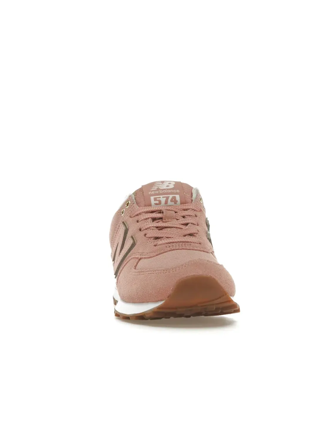 Женские кроссовки Lifestyle New Balance 574 — изображение 2 из 4, розовый золотистый