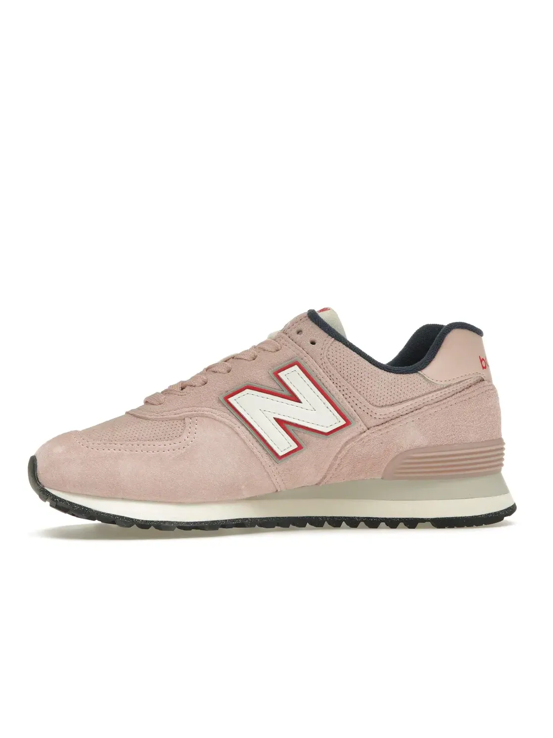 Женские кроссовки Lifestyle New Balance 574 — изображение 3 из 4, розовый серый