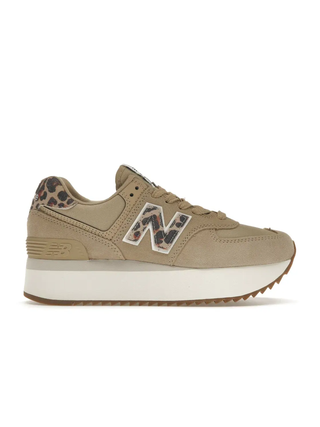Женские кроссовки с принтом New Balance 574 Plus, Incense/Moonbeam/Sea Salt — изображение 1 из 4