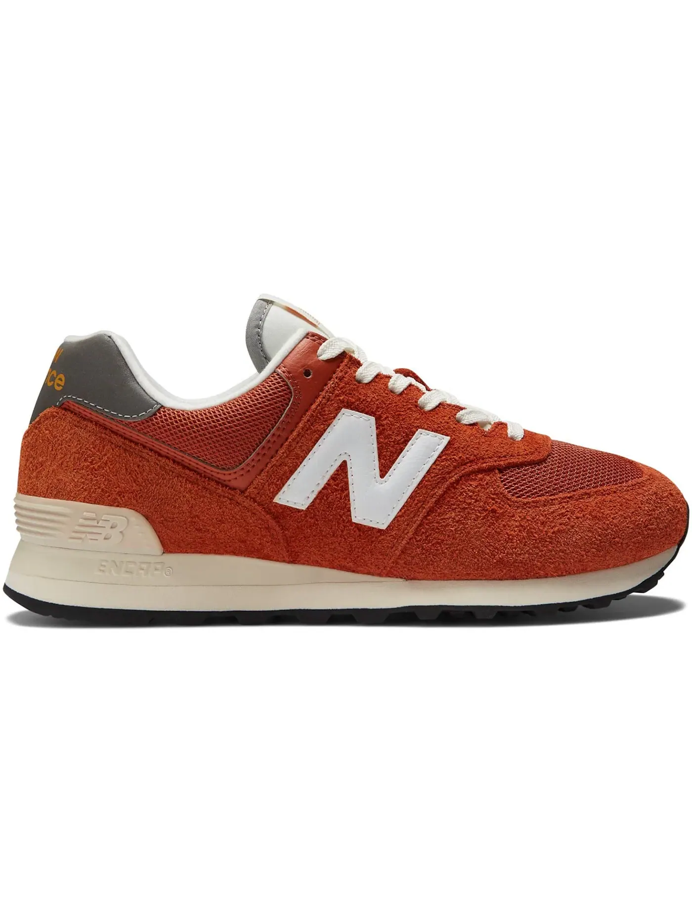 Кроссовки lifestyle без шнуровки New Balance 574 — изображение 1 из 1, оранжевый/белый/серый