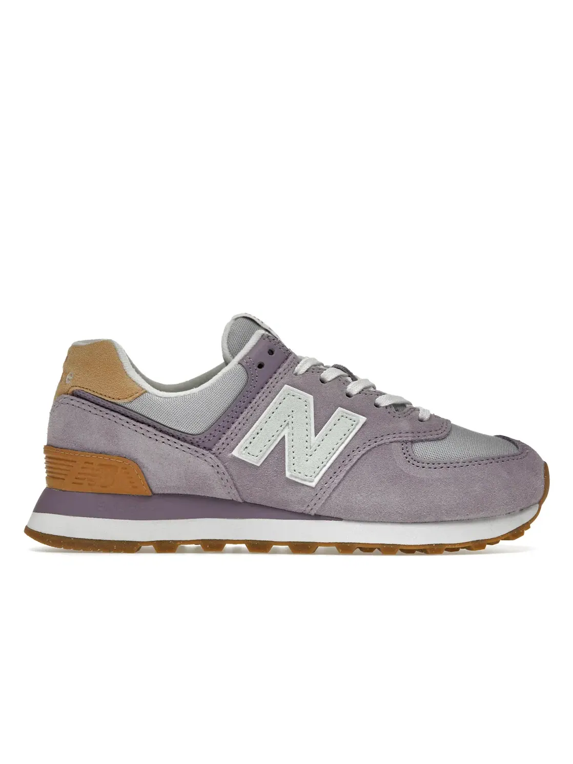 Женские кроссовки для повседневной носки New Balance 574 — изображение 1 из 3, фиолетовый