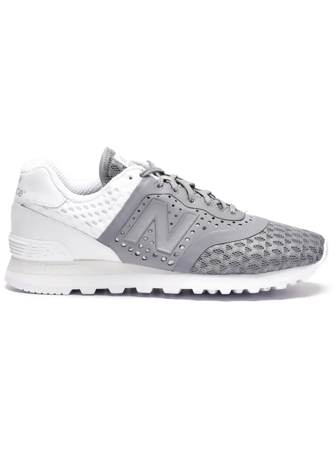 Мужские кроссовки Lifestyle New Balance 574 — изображение 1 из 1, серый/белый/коричневый