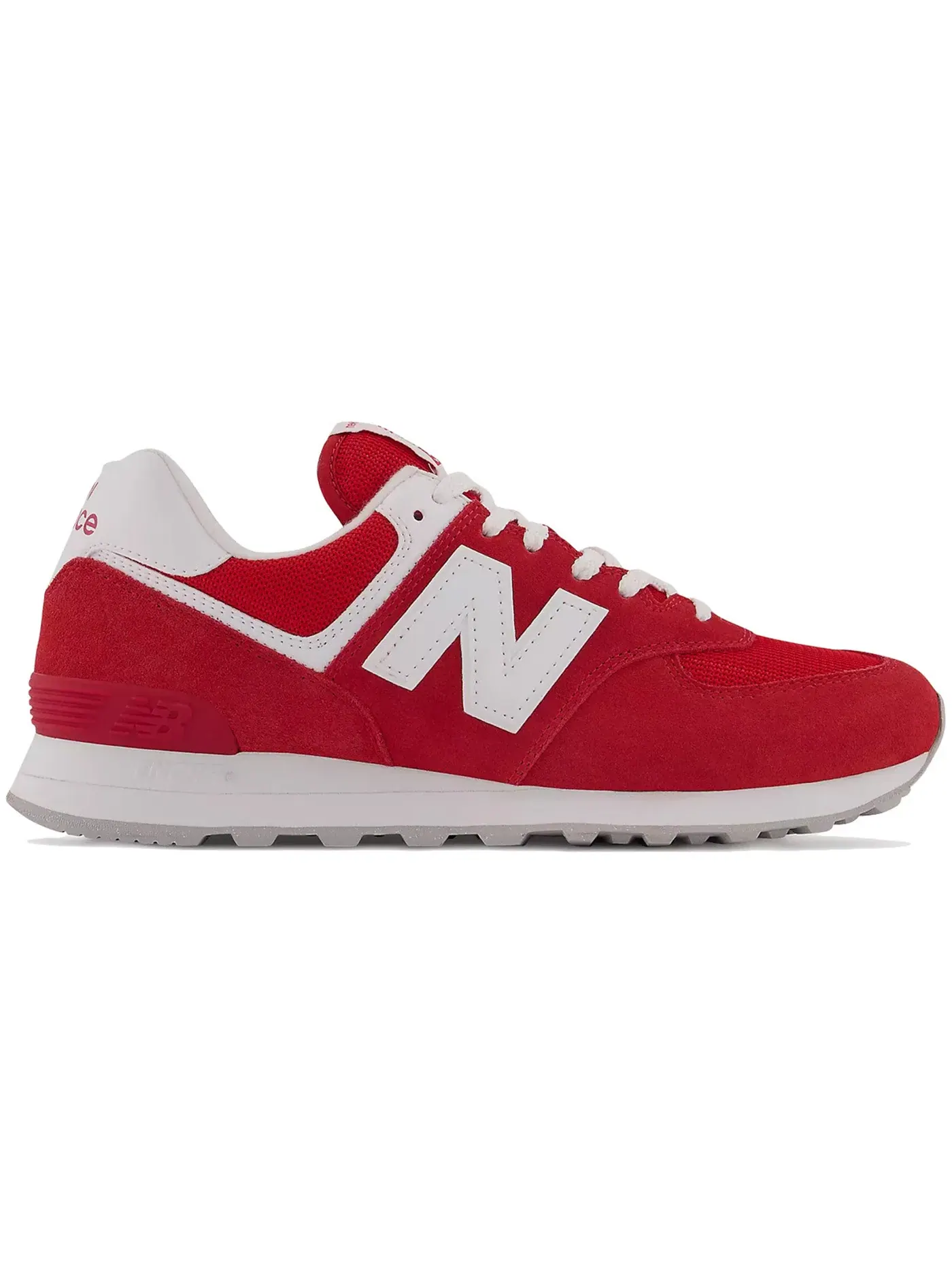 Мужские кроссовки Lifestyle New Balance 574 — изображение 1 из 1, красный белый