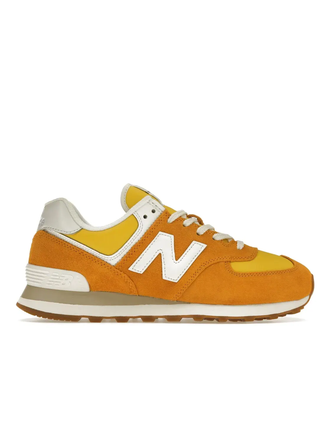 Унисекс Кроссовки Lifestyle New Balance 574 — изображение 1 из 4, оранжевый/желтый/белый