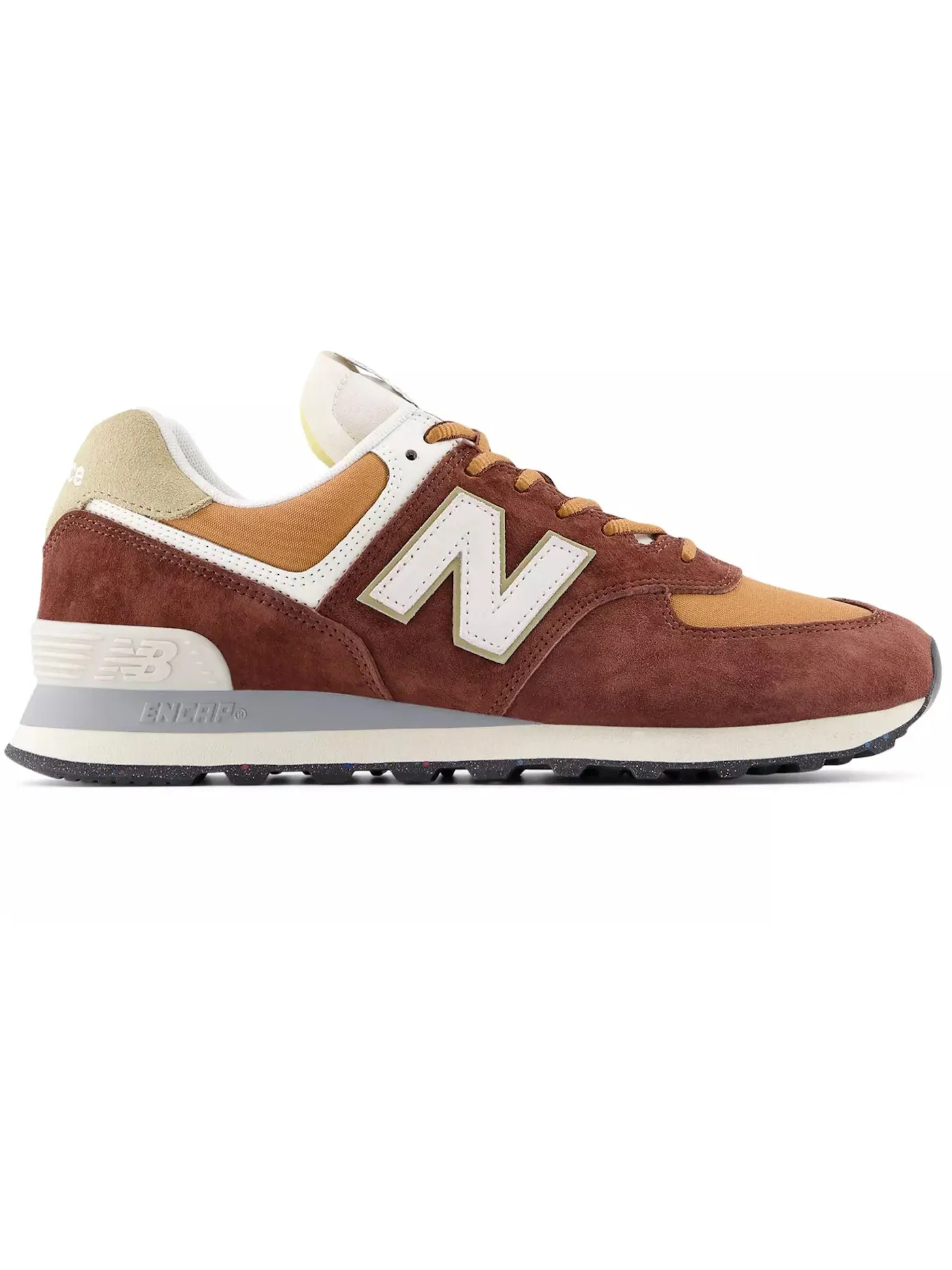 Мужские кроссовки Lifestyle New Balance 574, Rich Oak/Baked Clay — изображение 1 из 1