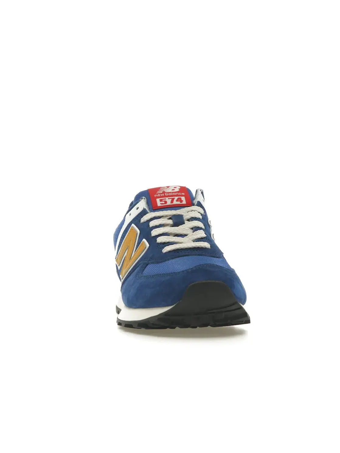 Мужские кроссовки повседневные New Balance 574 — изображение 2 из 4, синий/золотистый
