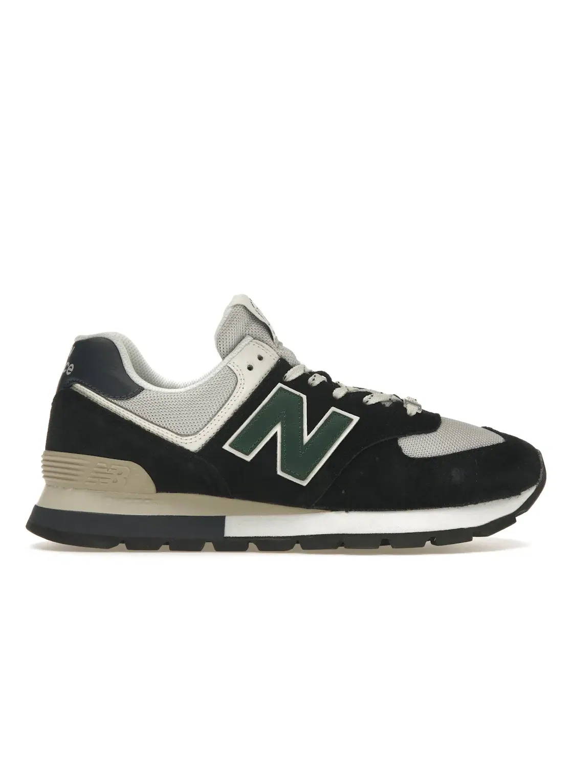 Мужские кроссовки Lifestyle New Balance 574 Rugged — изображение 1 из 4, черный/зеленый