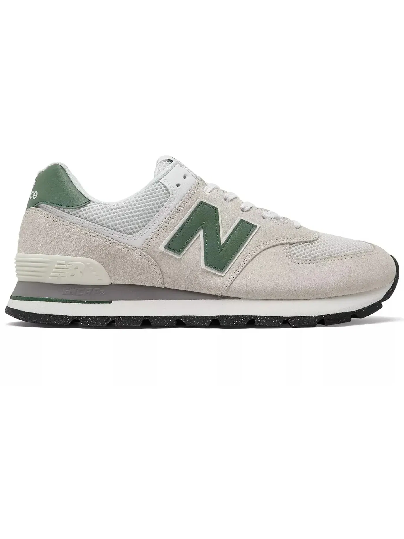 Мужские кроссовки Lifestyle New Balance 574 Rugged — изображение 1 из 1, белый зеленый
