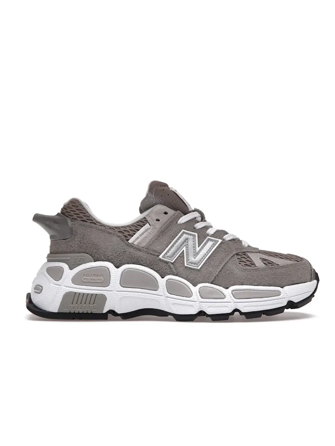 Мужские кроссовки с сетчатым верхом New Balance 574 YURT Salehe Bembury Shark Skin — изображение 1 из 4, белый
