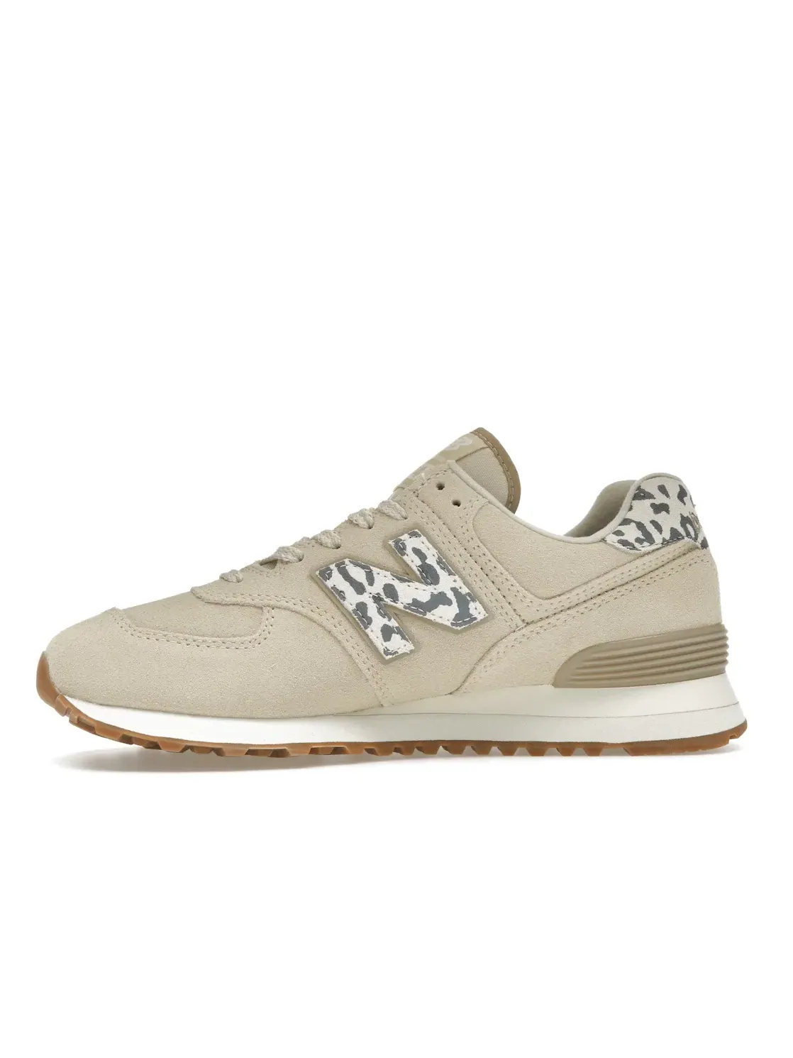 Женские кроссовки Lifestyle New Balance 574, Sea Salt Leopard — изображение 3 из 4